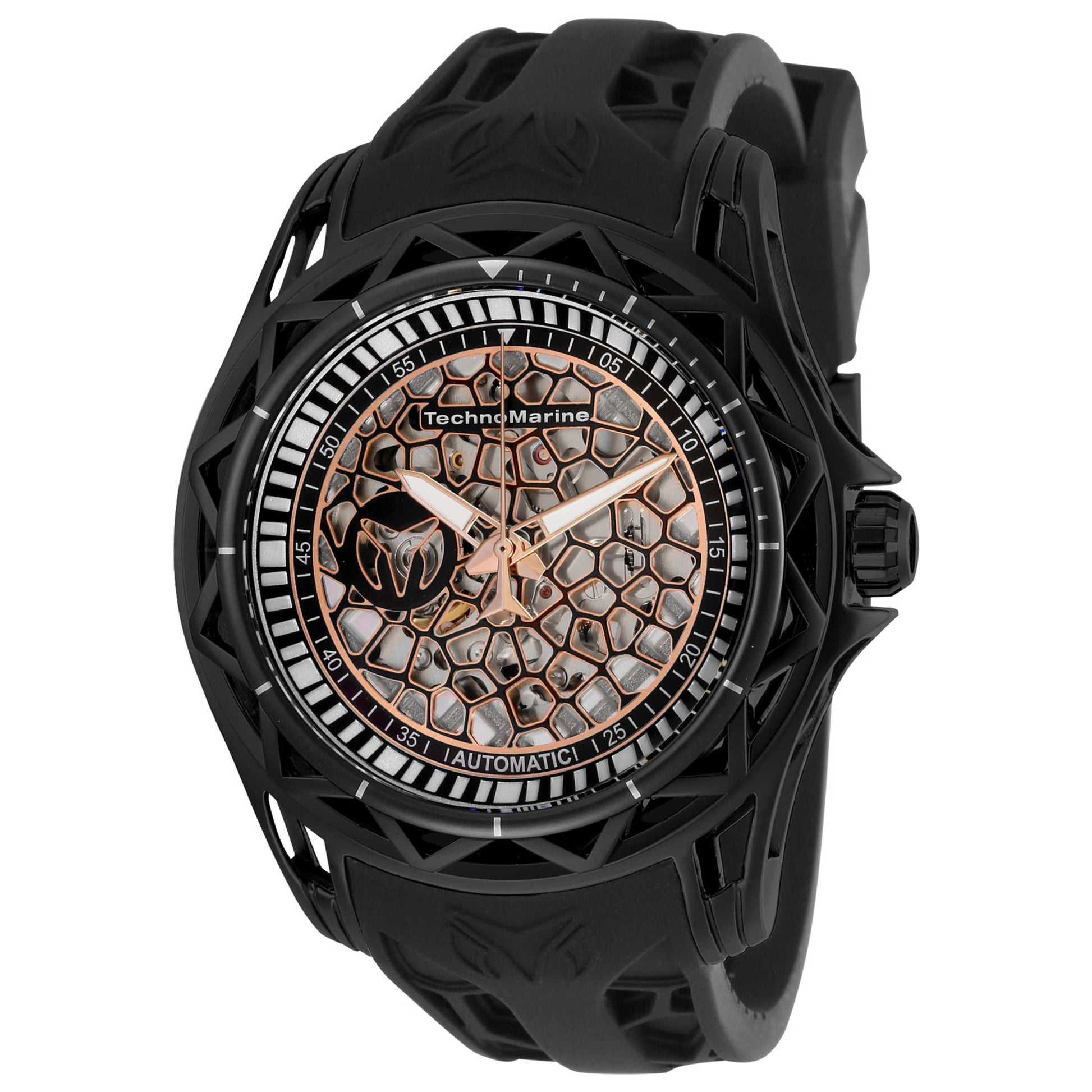 Front view of TechnoMarine TechnoCell Men's Automatic Watch TM-318023