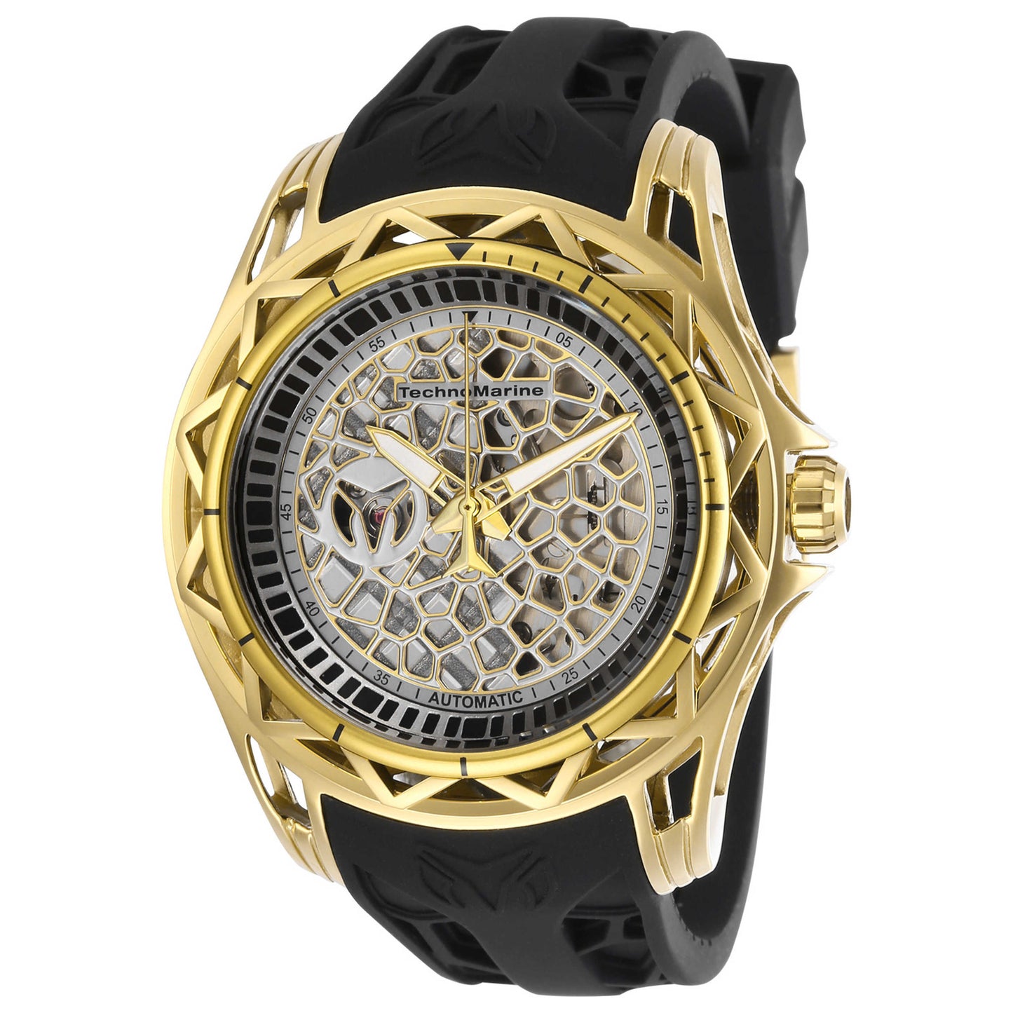 Front view of TechnoMarine TechnoCell Men's Automatic Watch TM-318043