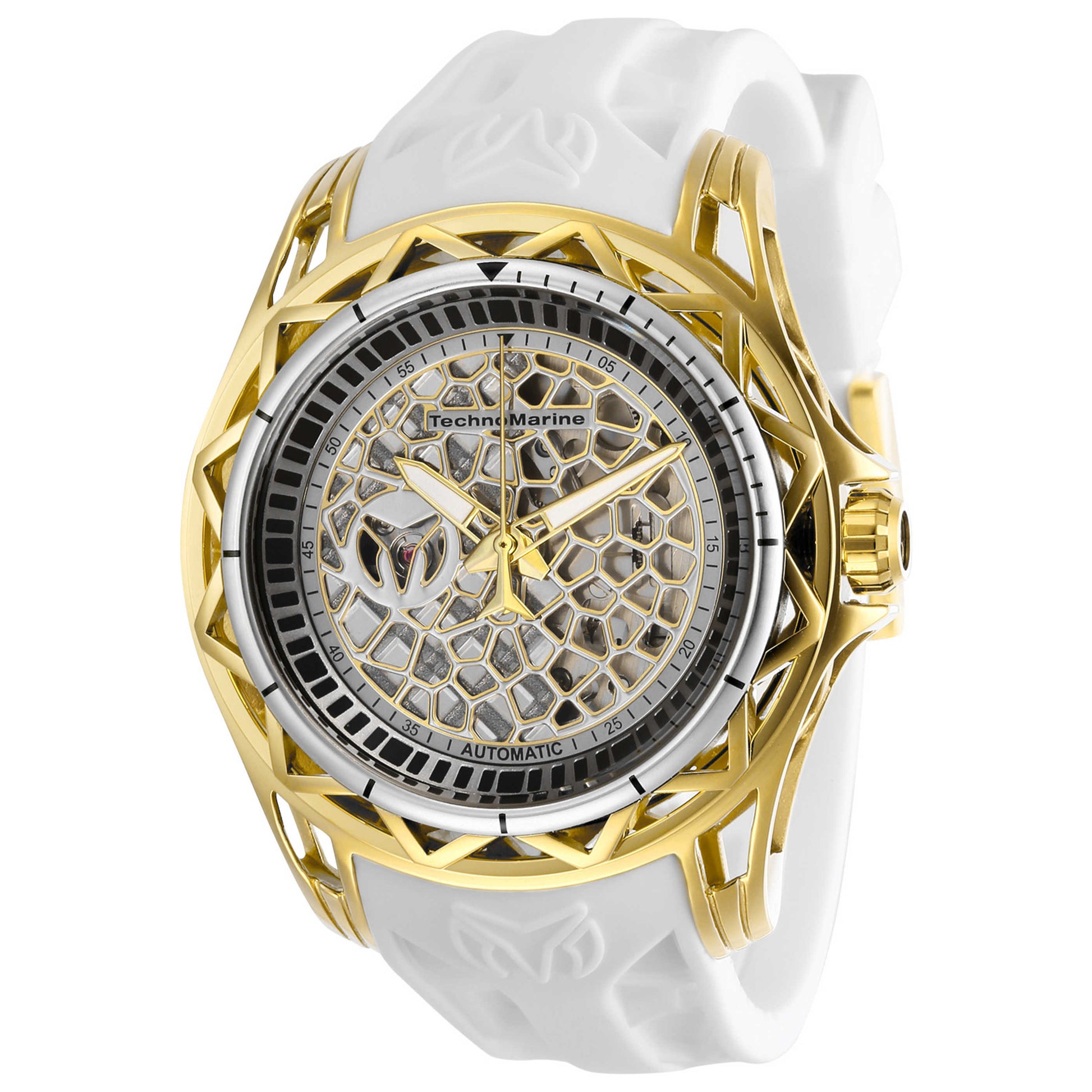 Front view of TechnoMarine TechnoCell Men's Automatic Watch TM-318045