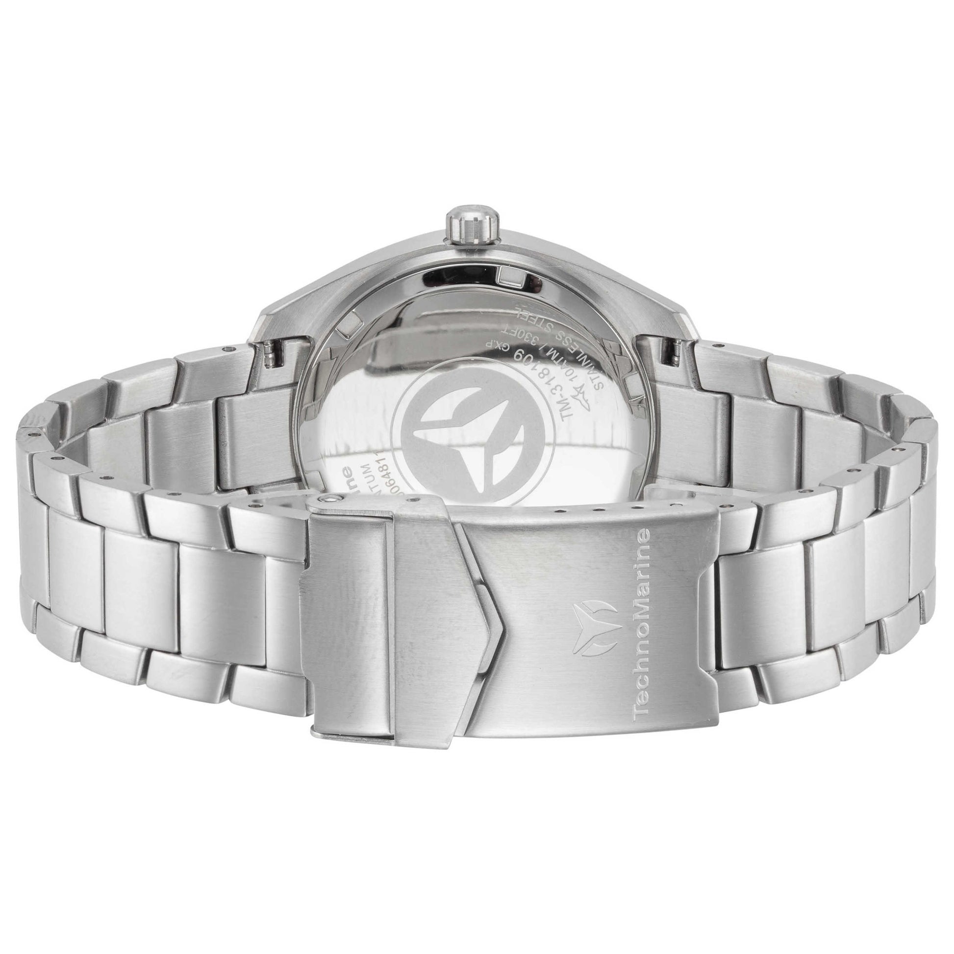 Back view of TechnoMarine Ocean Quantum Women's Quartz Watch TM-318109