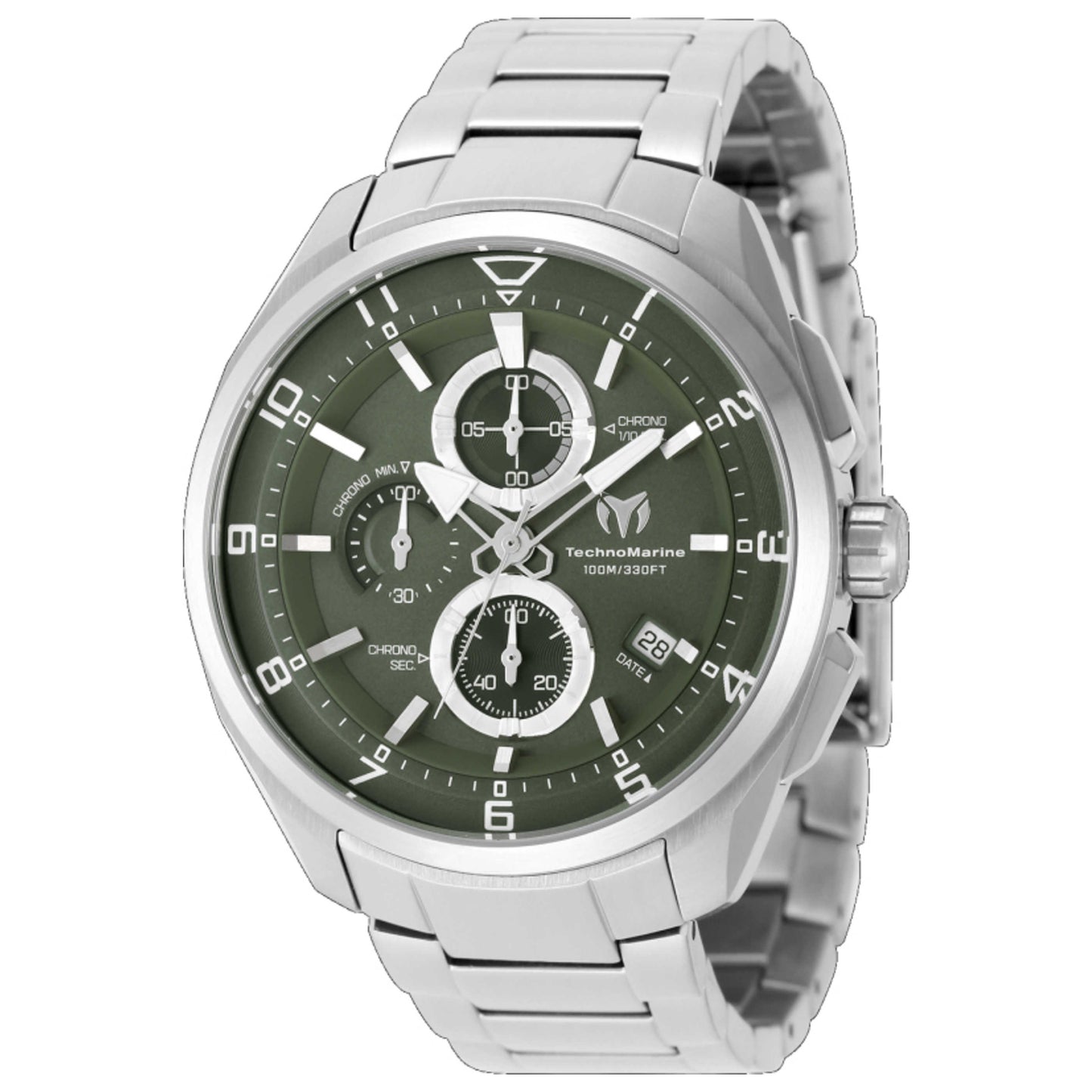 Front view of TechnoMarine Ocean Quantum Men's Quartz Watch TM-318116
