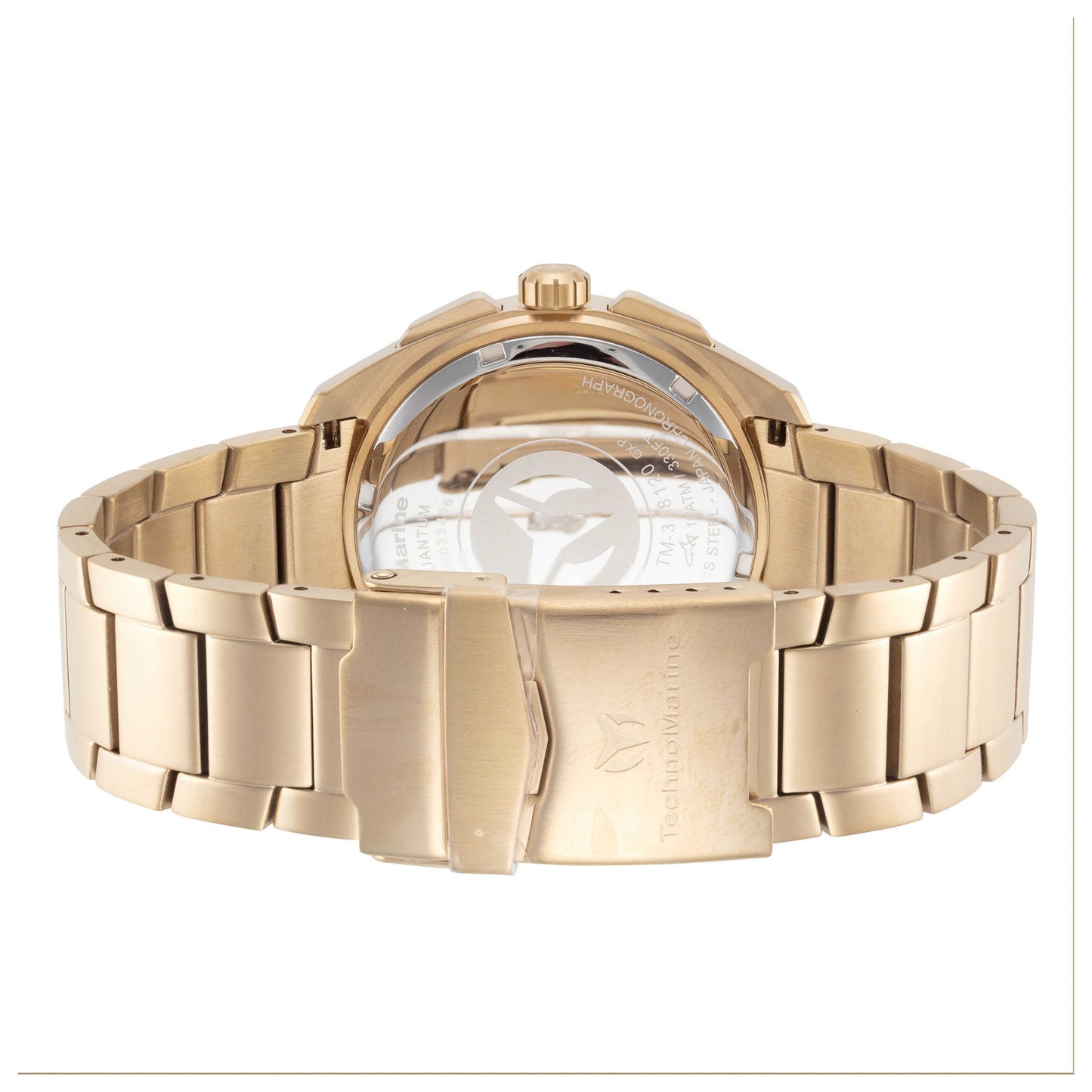 Back view of TechnoMarine Ocean Quantum Men's Quartz Watch TM-318120