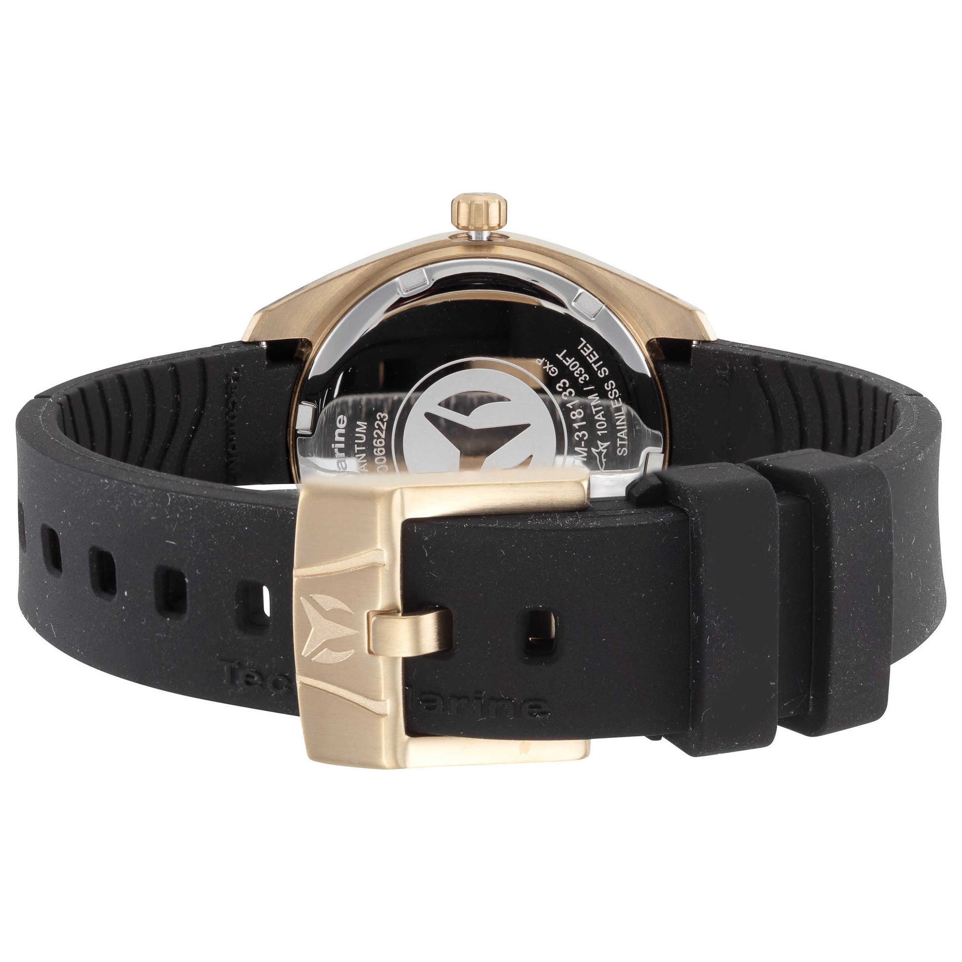 Back view of TechnoMarine Ocean Quantum Women's Quartz Watch TM-318133