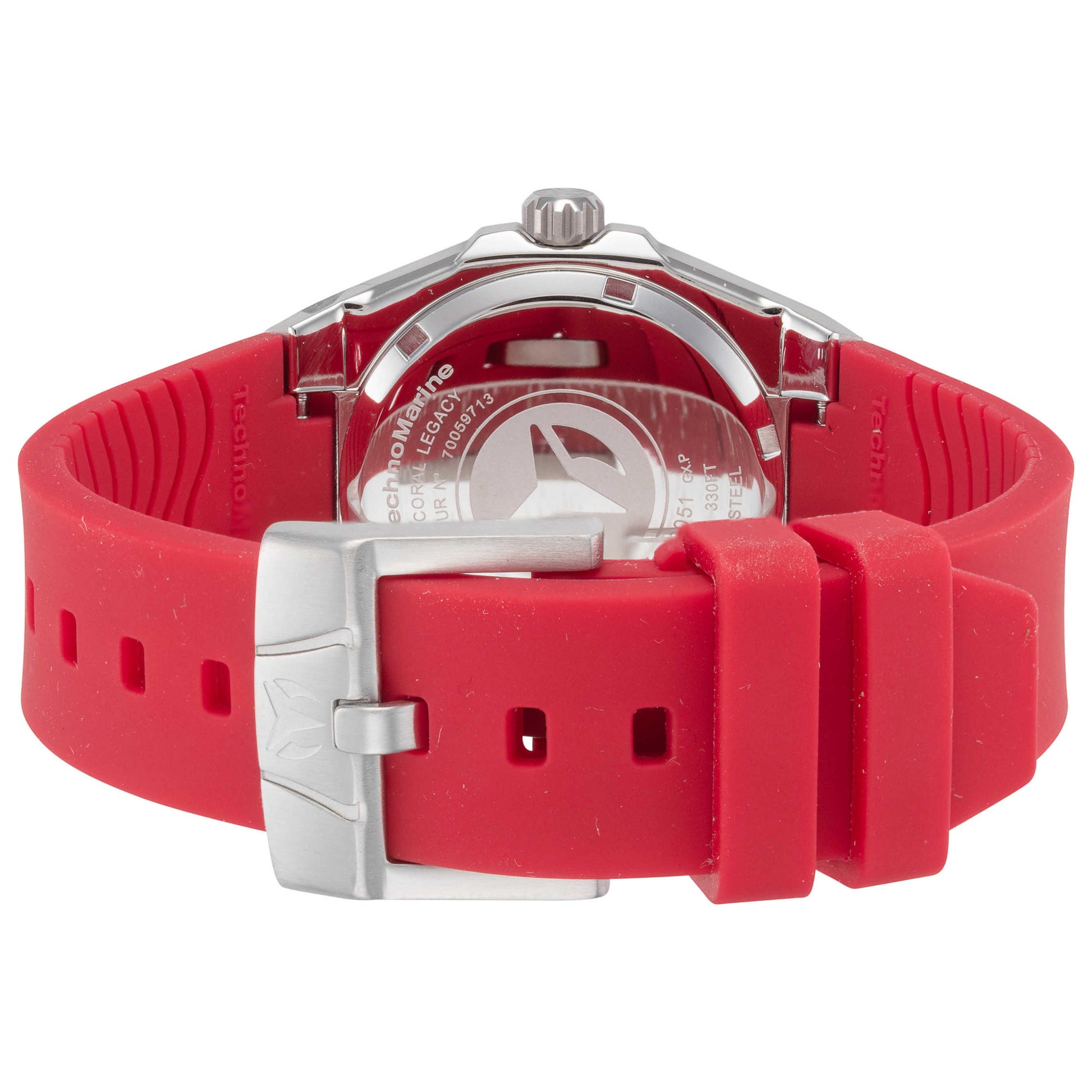Back view of TechnoMarine Coral Legacy Women's Quartz Watch TM-416051