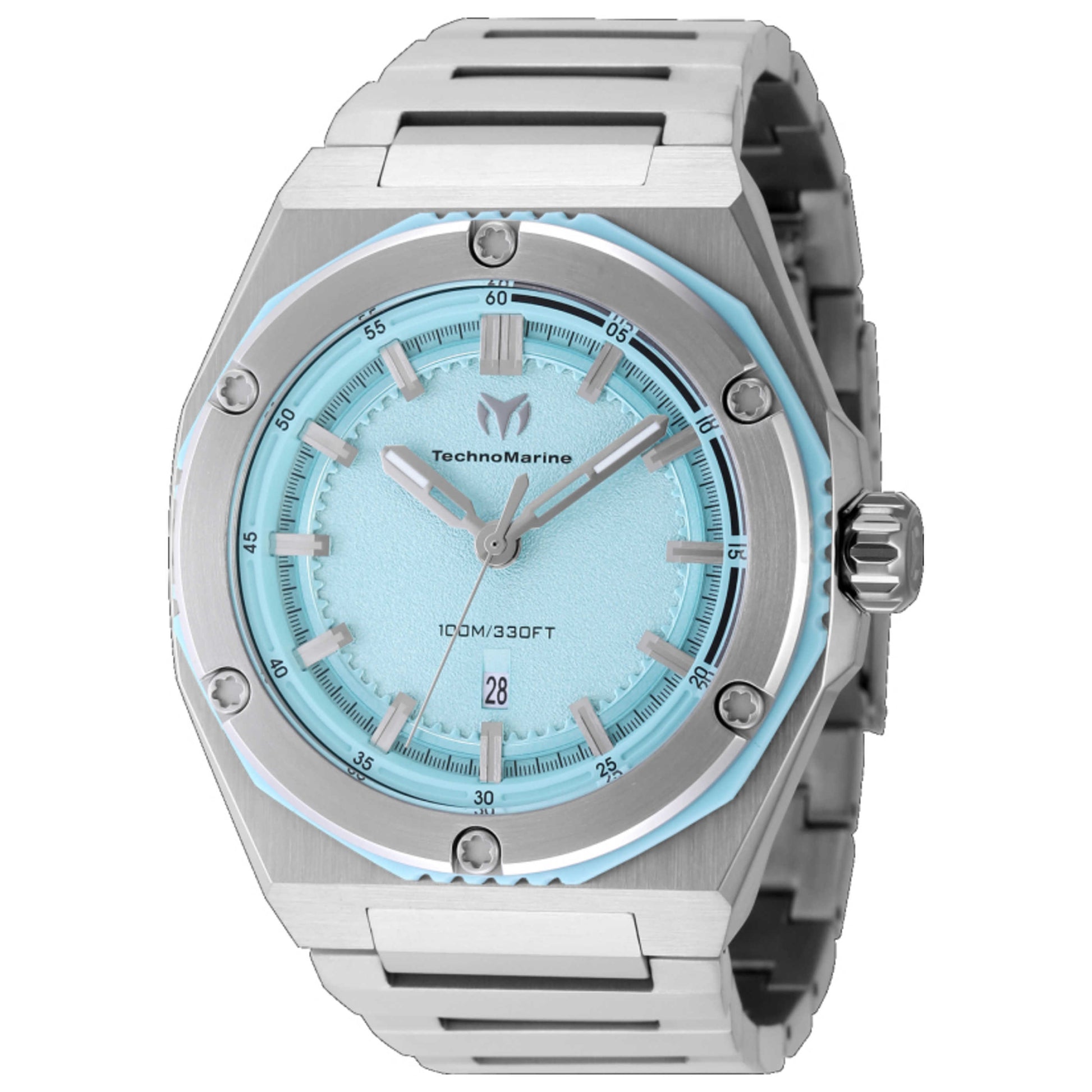 Front view of TechnoMarine Coral Legacy Men's Quartz Watch TM-416059
