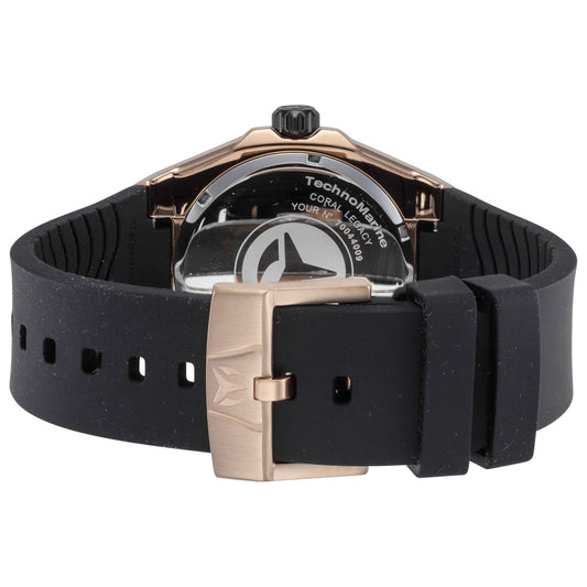 Back view of TechnoMarine Coral Legacy Men's Quartz Watch TM-416065