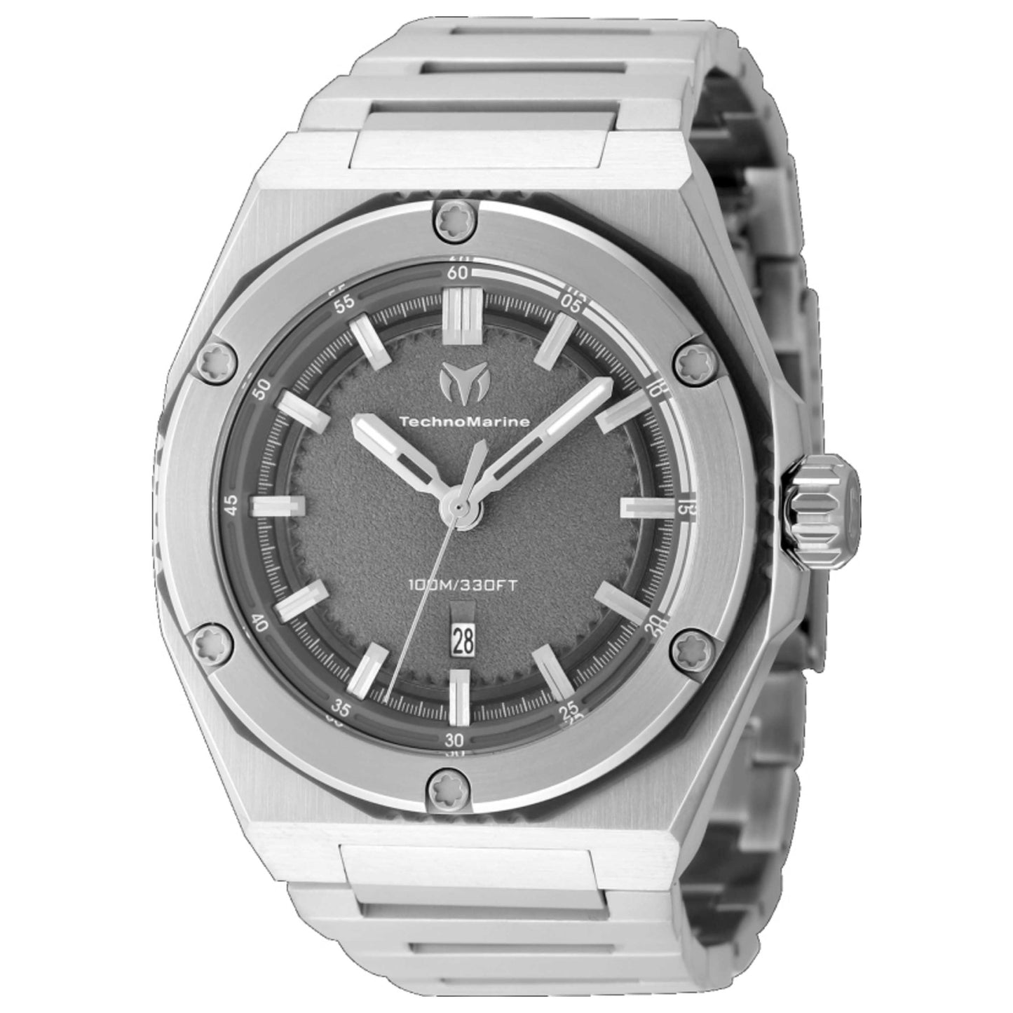 Front view of TechnoMarine Coral Legacy Men's Quartz Watch TM-416074