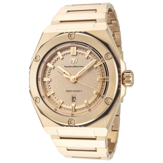 Front view of TechnoMarine Coral Legacy Men's Quartz Watch TM-416076