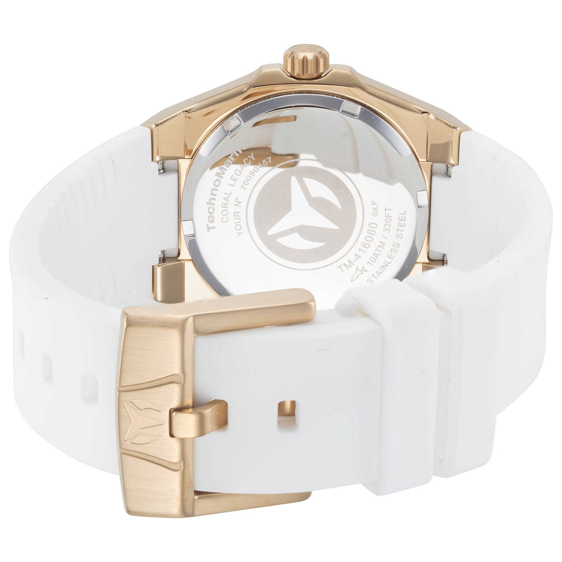 Back view of TechnoMarine Coral Legacy Women's Quartz Watch TM-416080