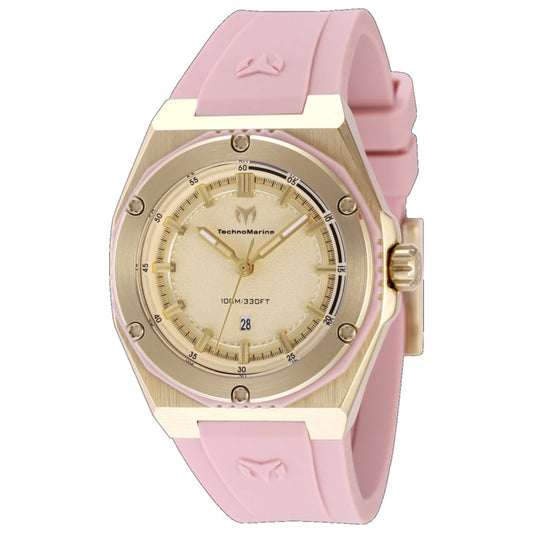 Front view of TechnoMarine Coral Legacy Women's Quartz Watch TM-416082