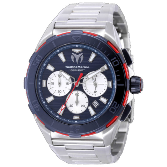Front view of TechnoMarine Seven Seas Men's Quartz Watch TM-725028