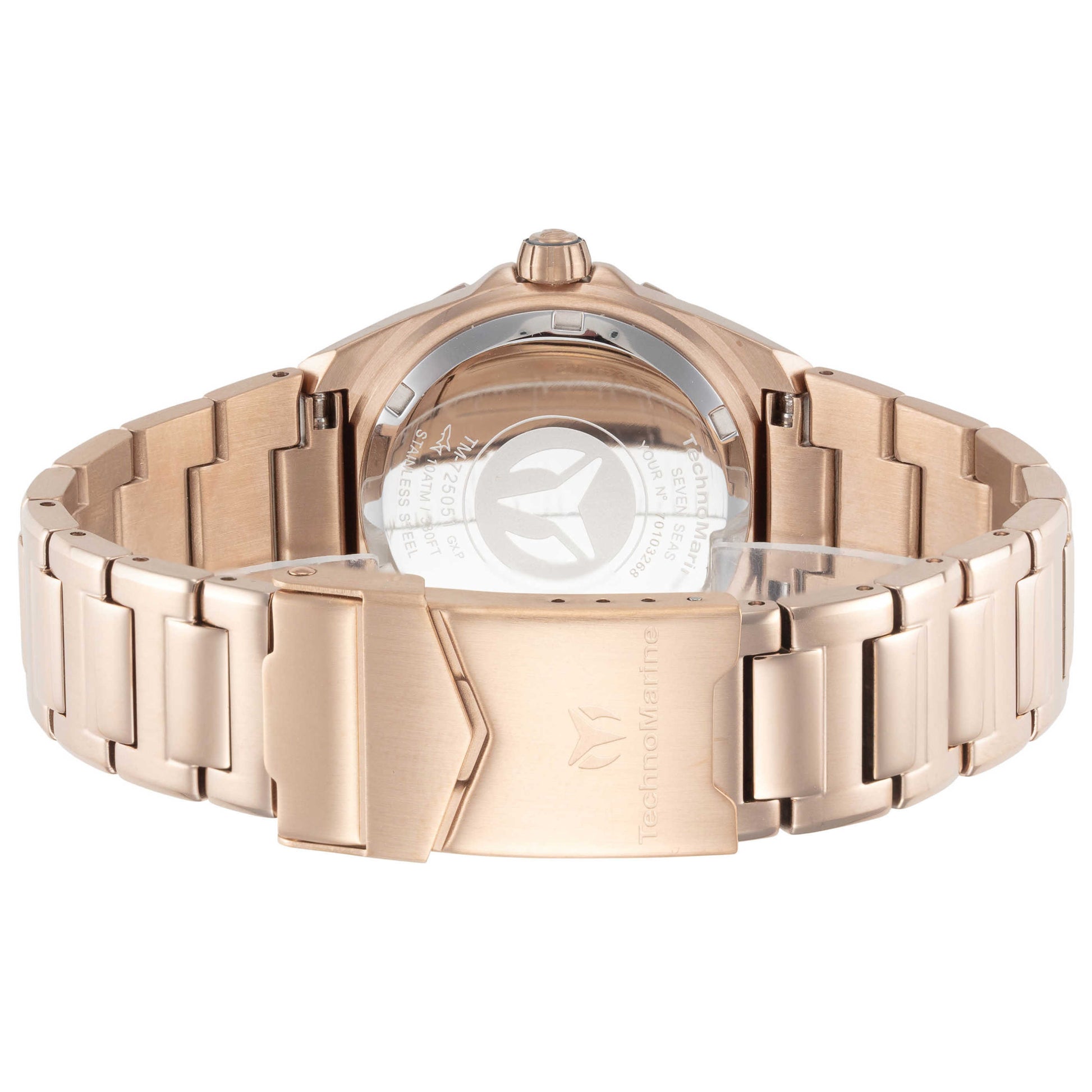 Back view of TechnoMarine Seven Seas Women's Quartz Watch TM-725051