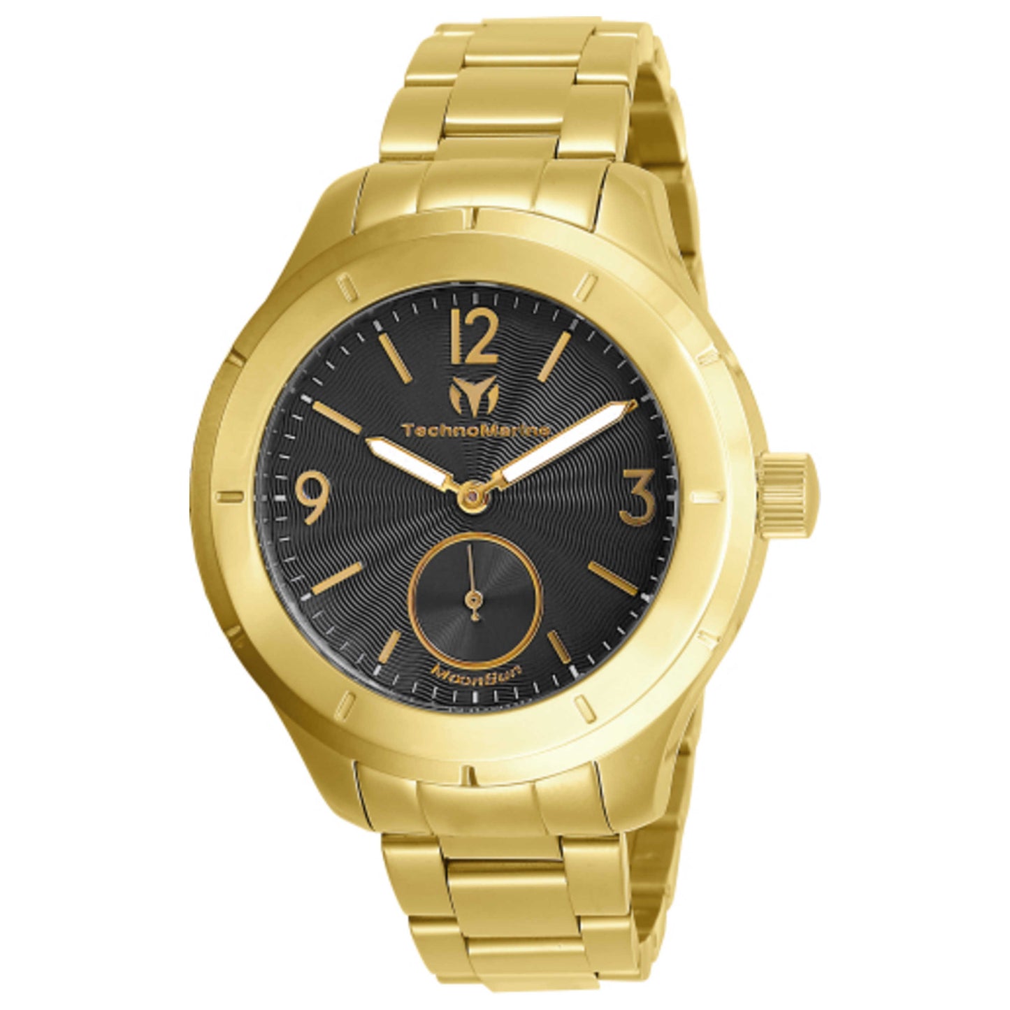 Front view of TechnoMarine Moonsun Men's Quartz Watch TM-818006