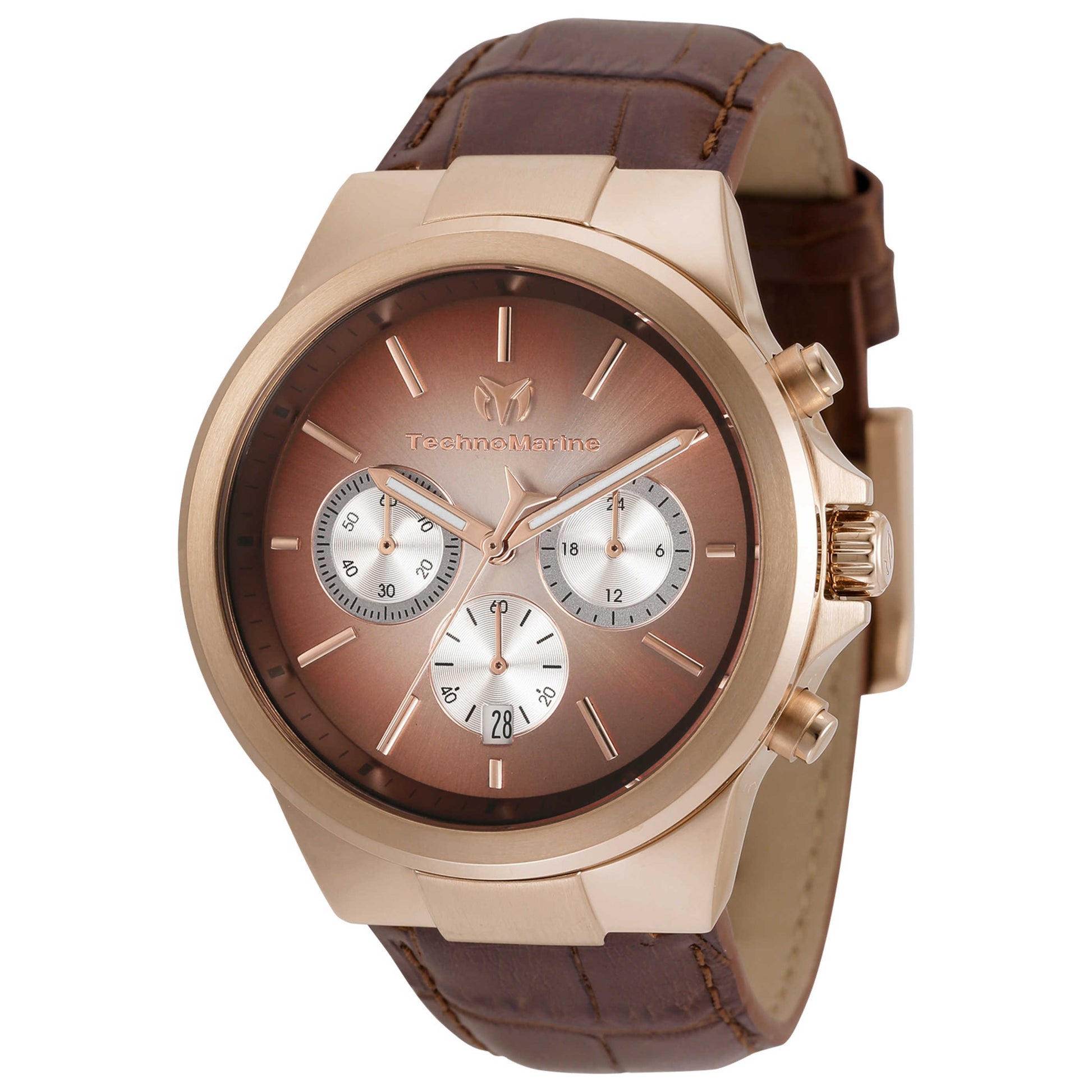 Front view of TechnoMarine MoonSun Men's Quartz Watch TM-820015