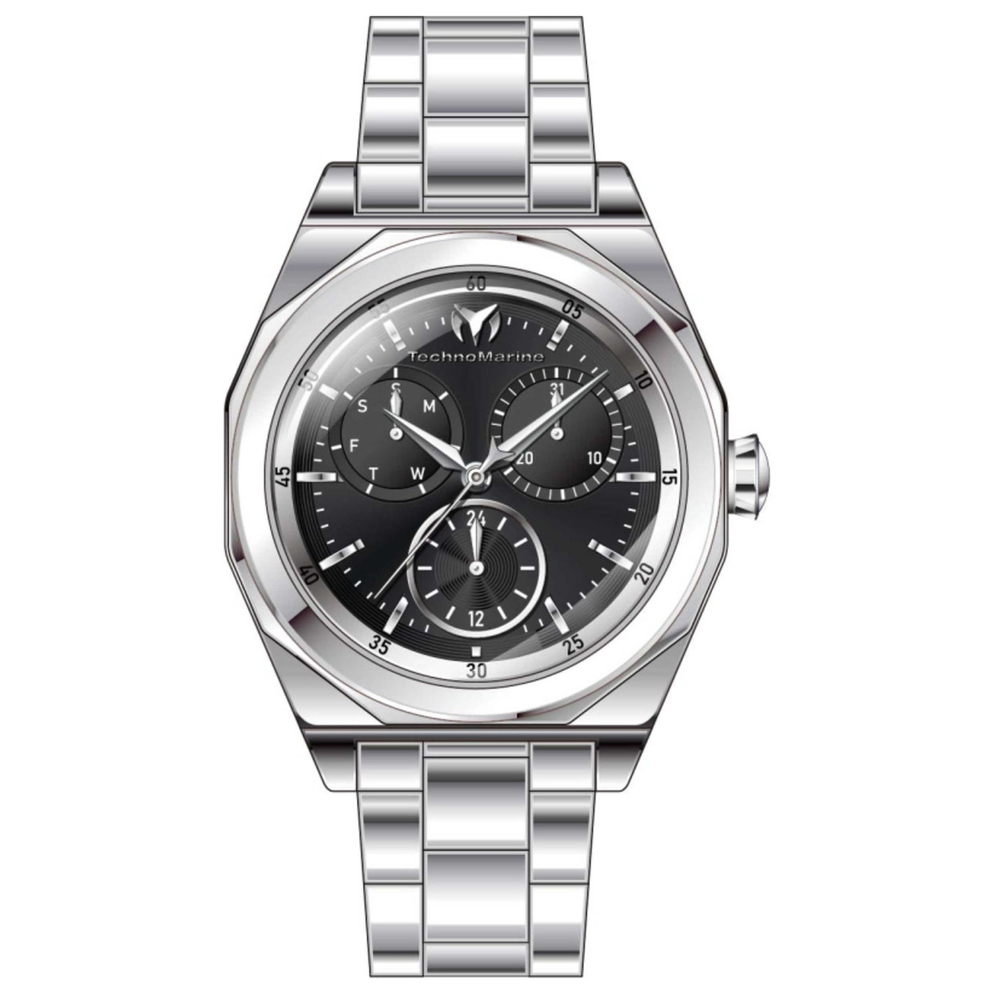 Front view of TechnoMarine Sun Women's Quartz Watch TM-821002