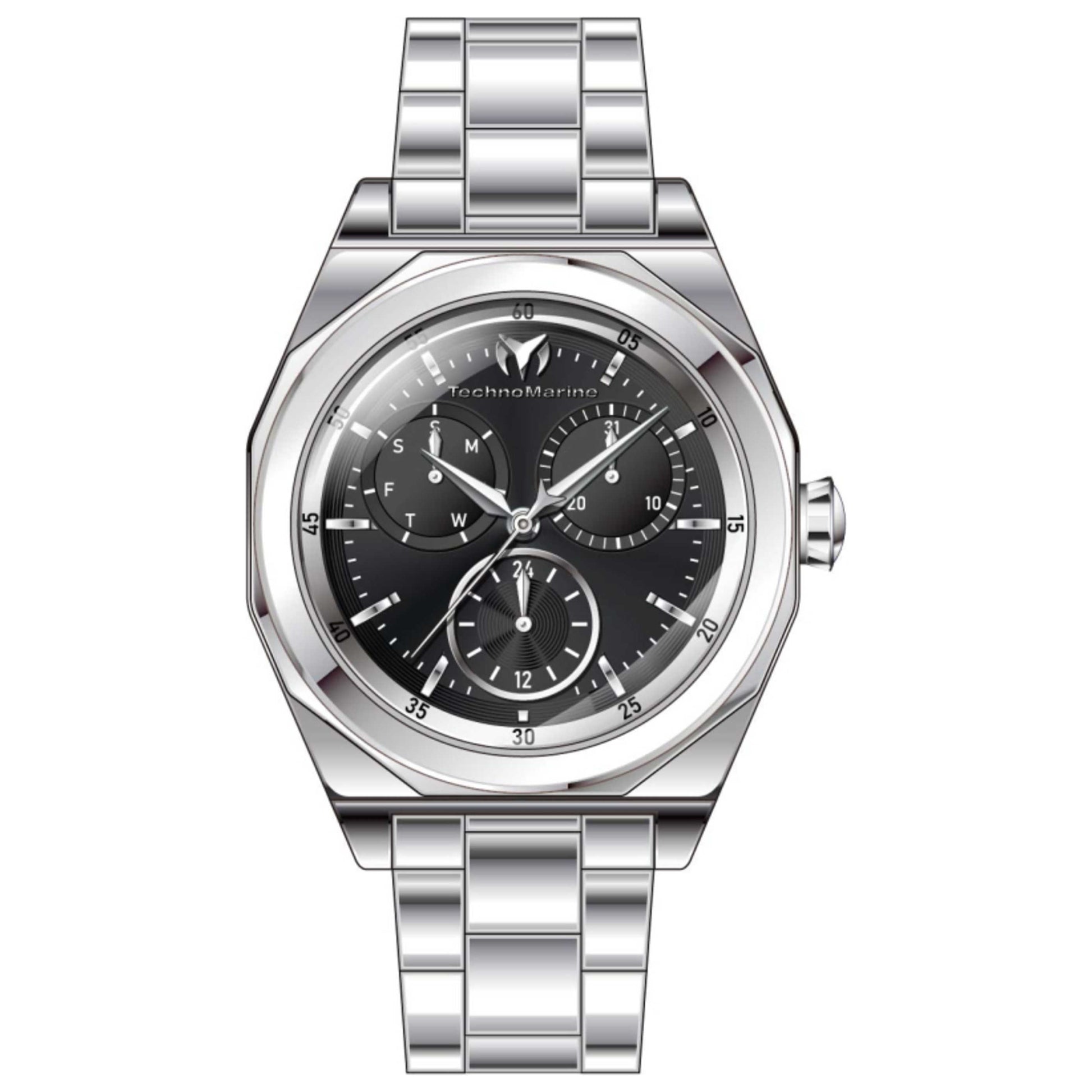 Front view of TechnoMarine Sun Women's Quartz Watch TM-821002