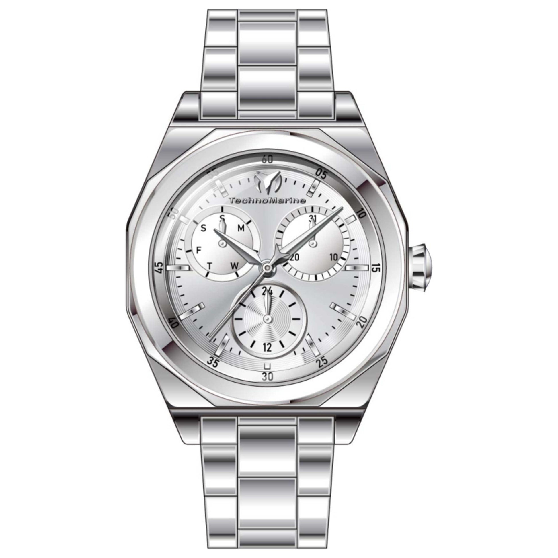 Front view of TechnoMarine Sun Women's Quartz Watch TM-821003