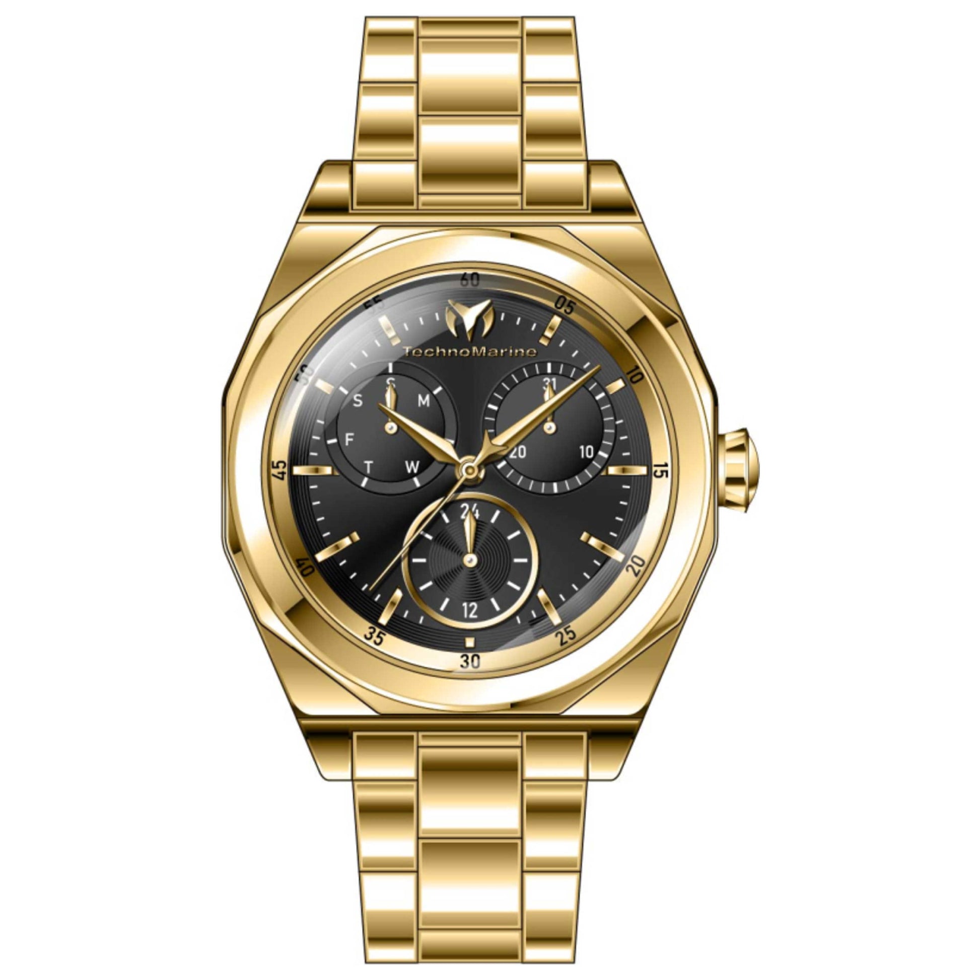 Front view of TechnoMarine Sun Women's Quartz Watch TM-821005