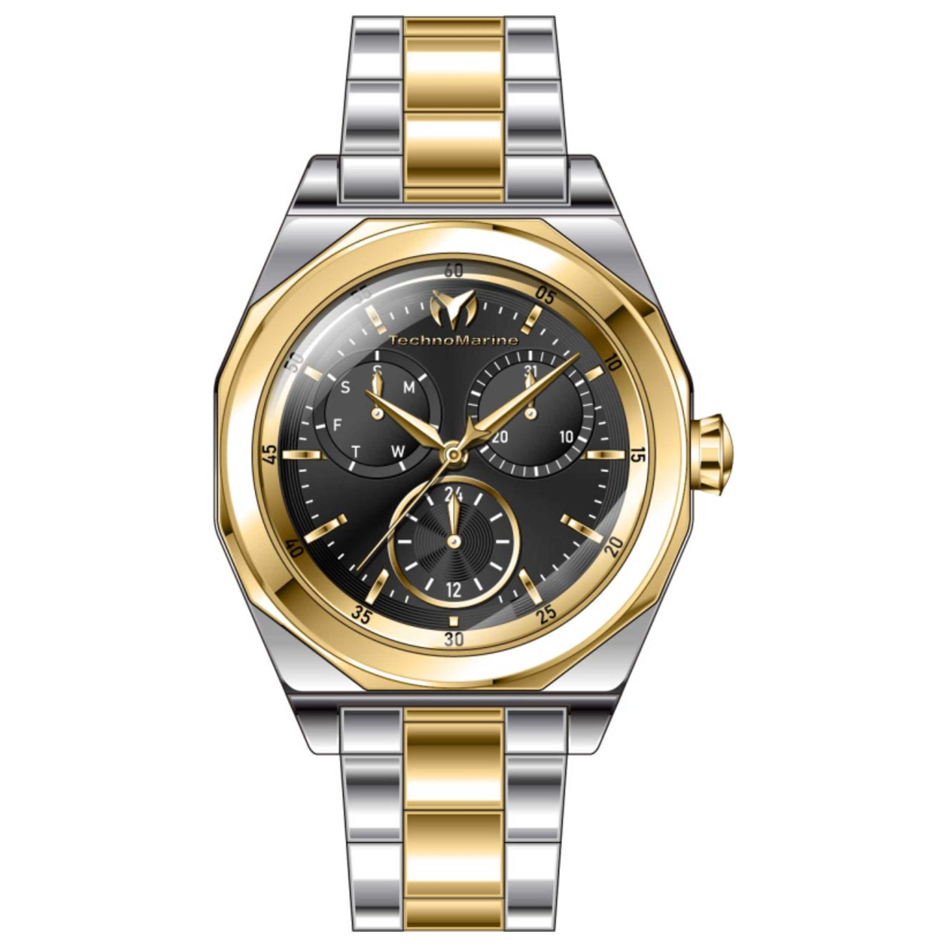 Front view of TechnoMarine Sun Women's Quartz Watch TM-821007