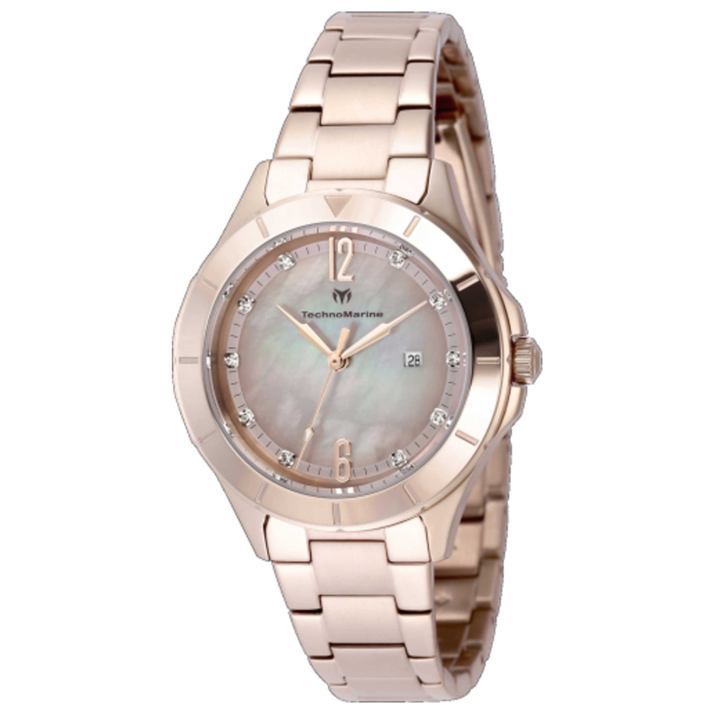 Front view of TechnoMarine Luna Women's Quartz Watch TM-826002
