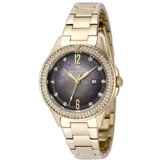 Front view of TechnoMarine Luna Women's Quartz Watch TM-826010