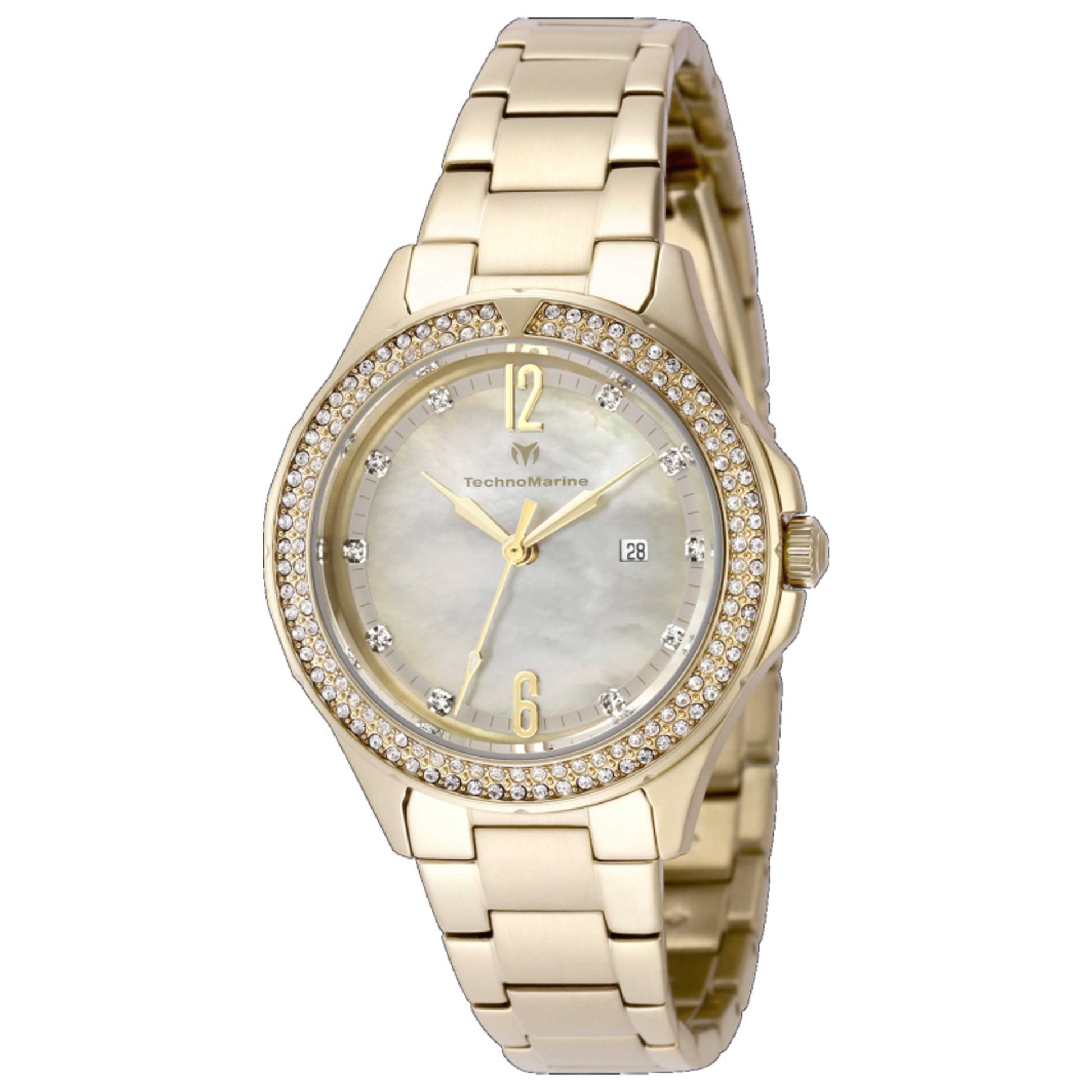 Front view of TechnoMarine Luna Women's Quartz Watch TM-826012