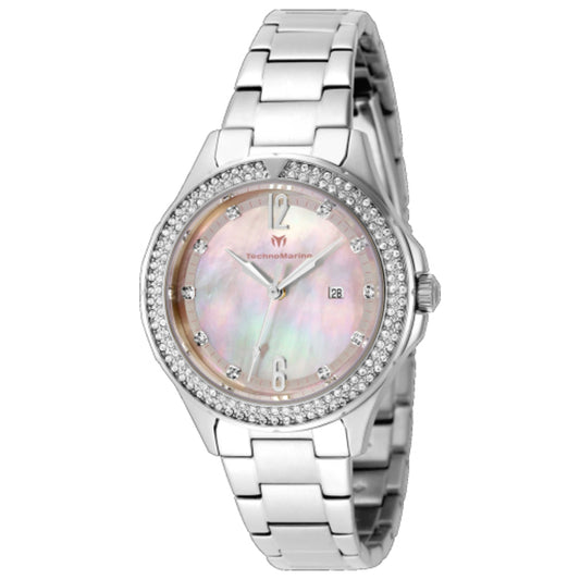 Front view of TechnoMarine Luna Women's Quartz Watch TM-826013