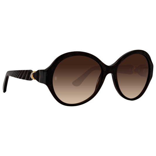 Front view of Cartier Fashion Women's Sunglasses TRINITY-ESW00014-56