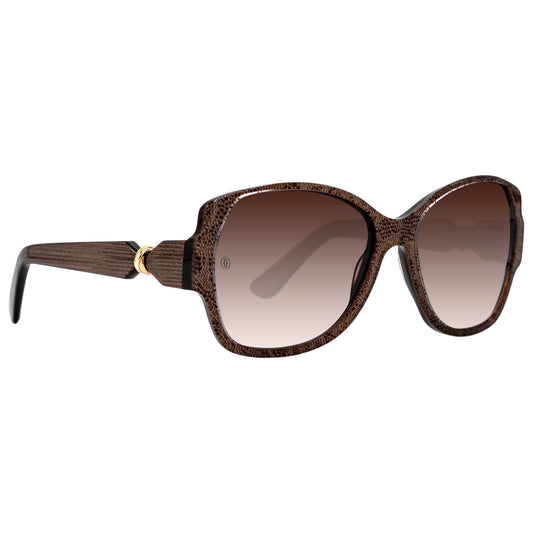 Front view of Cartier Fashion Women's Sunglasses TRINITY-T8200912-LTD-P-55-55