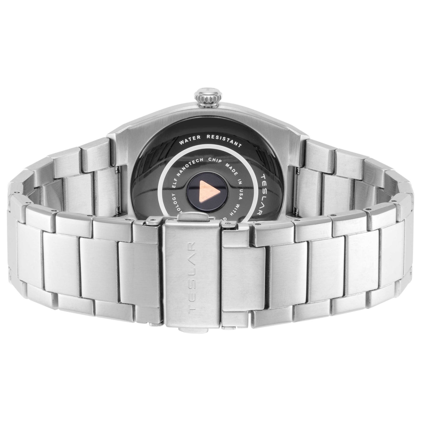 Back view of Teslar Re-Balance T-5 Men's Quartz Watch TW-012