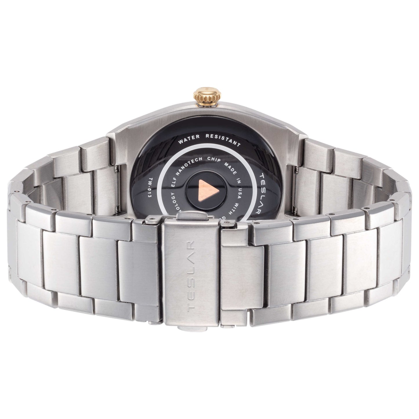 Back view of Teslar Re-Balance T-5 Men's Quartz Watch TW-013