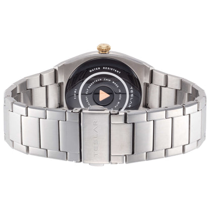 Back view of Teslar Re-Balance T-5 Men's Quartz Watch TW-013