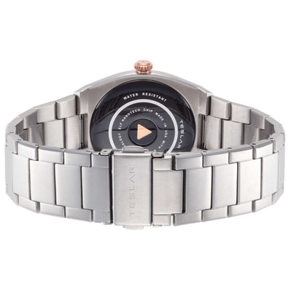 Back view of Teslar Re-Balance T-5 Men's Quartz Watch TW-014
