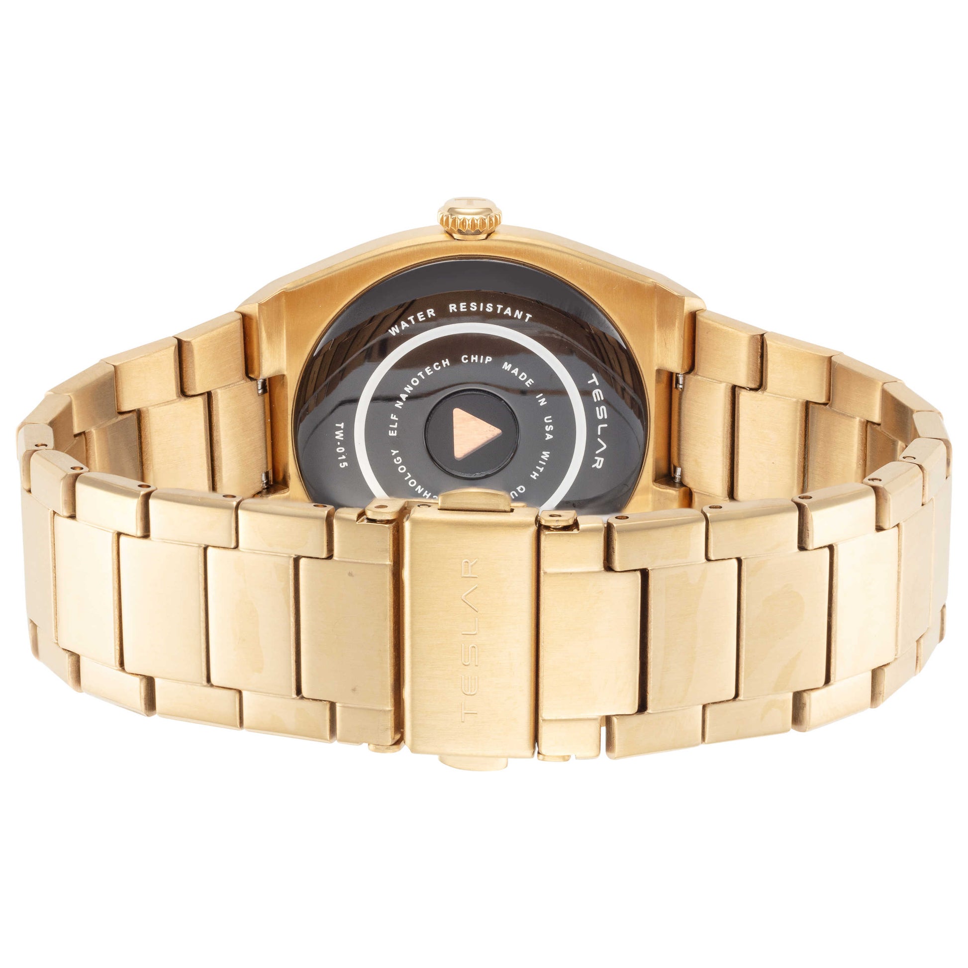 Back view of Teslar Re-Balance T-5 Men's Quartz Watch TW-015