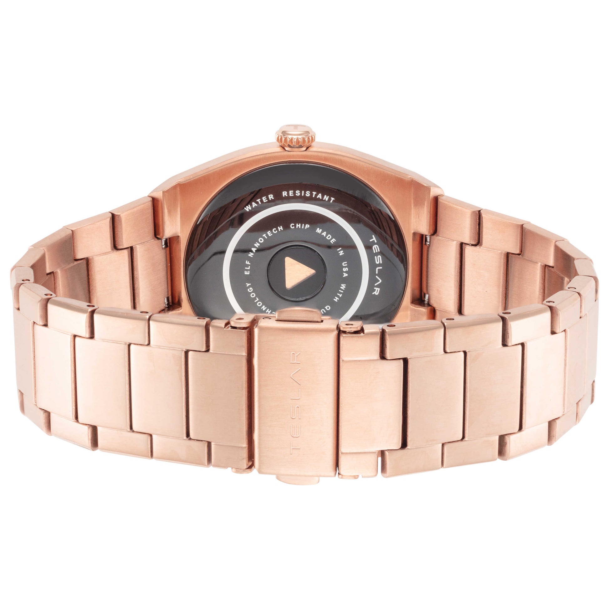 Back view of Teslar Re-Balance T-5 Men's Quartz Watch TW-016