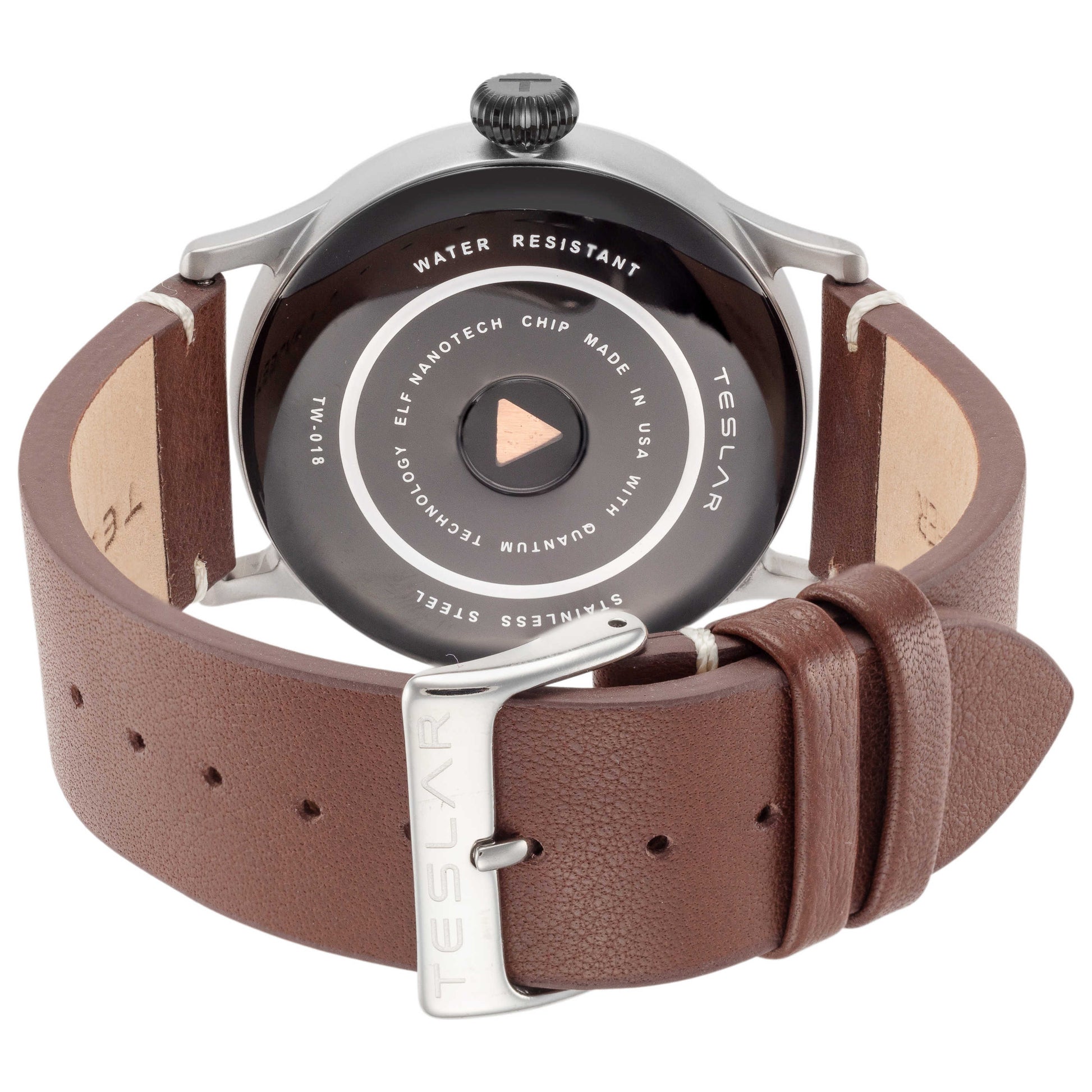 Back view of Teslar Re-Balance T-7 Men's Quartz Watch TW-018