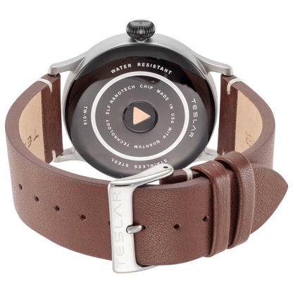 Back view of Teslar Re-Balance T-7 Men's Quartz Watch TW-018
