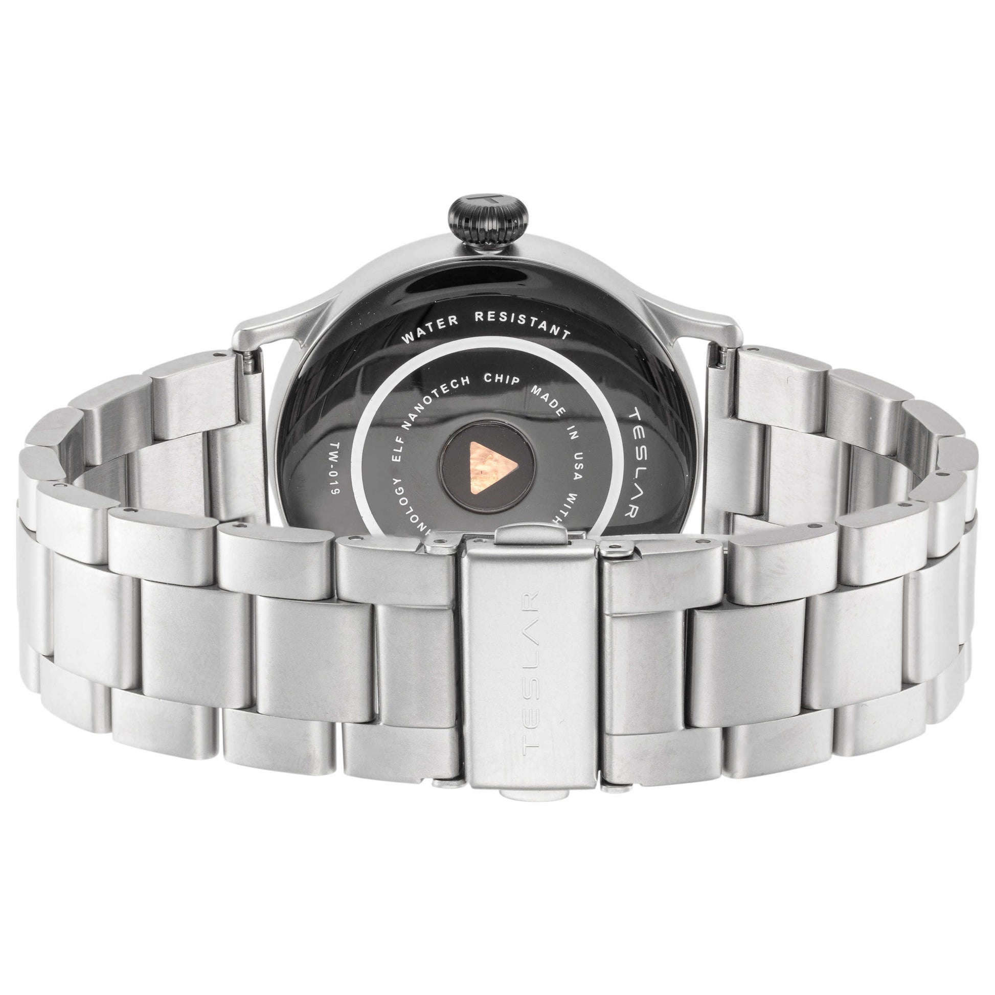 Back view of Teslar Re-Balance T-7 Men's Quartz Watch TW-019