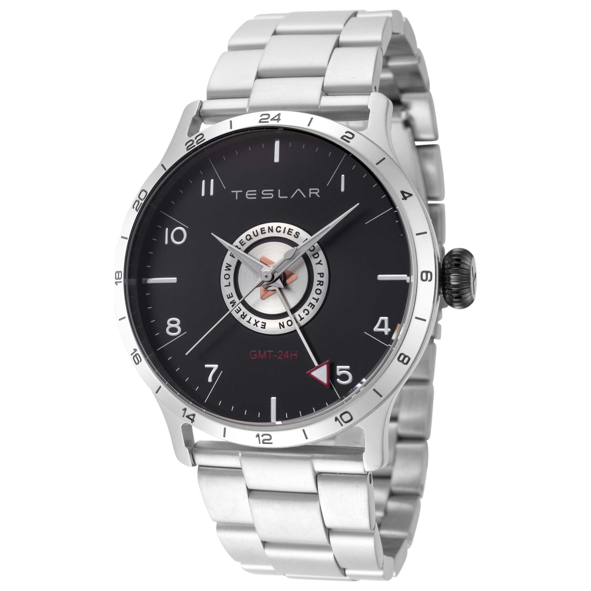 Front view of Teslar Re-Balance T-7 Men's Quartz Watch TW-019