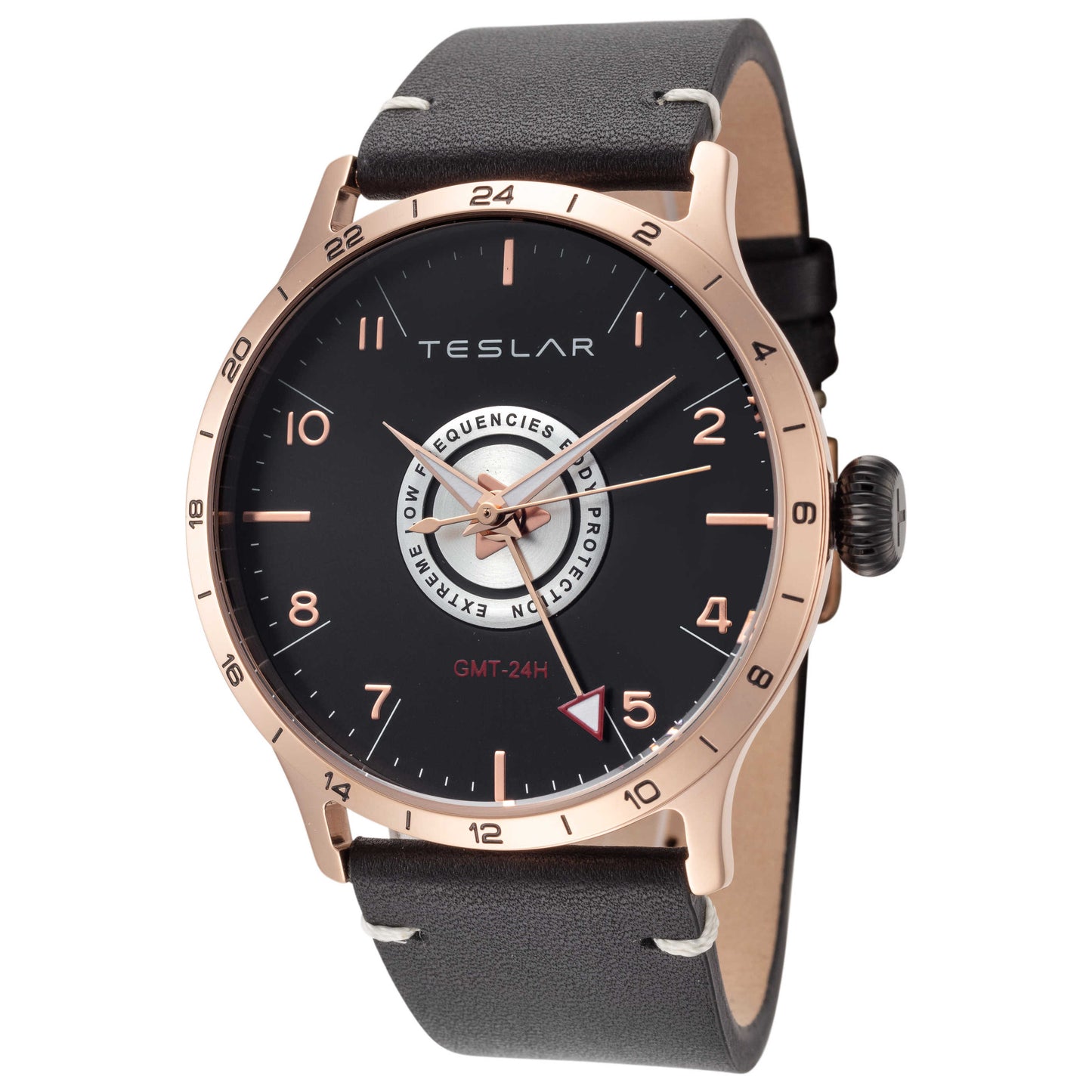 Front view of Teslar Re-Balance T-7 Men's Quartz Watch TW-020