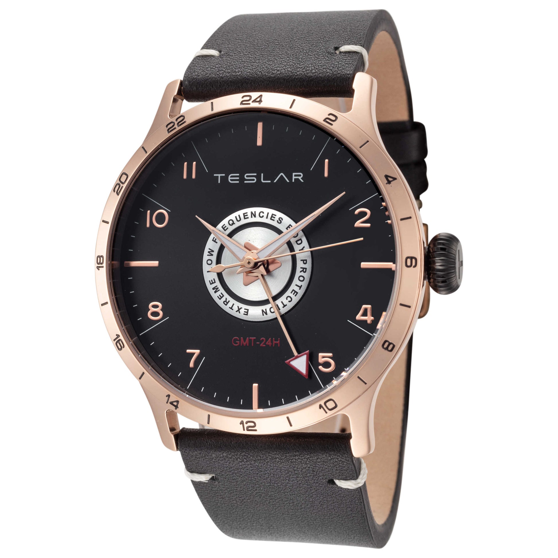 Front view of Teslar Re-Balance T-7 Men's Quartz Watch TW-020