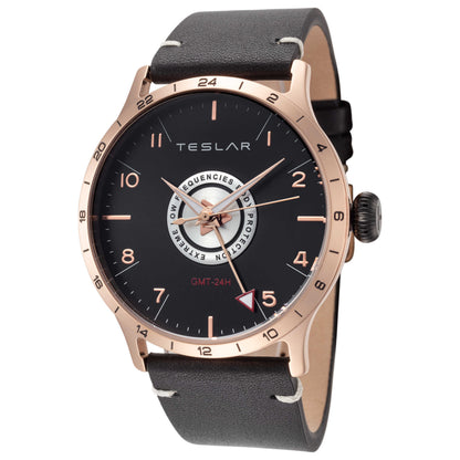 Front view of Teslar Re-Balance T-7 Men's Quartz Watch TW-020