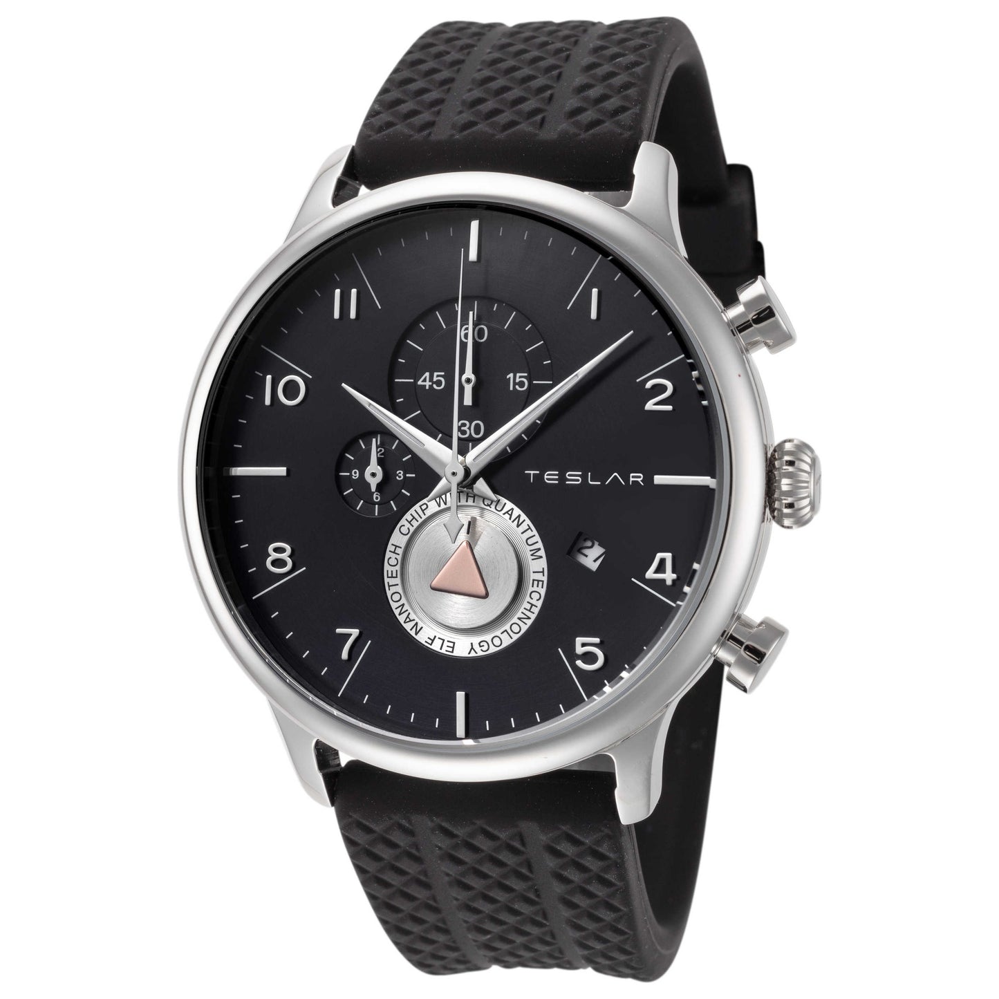 Front view of Teslar Re-Balance T-8 Men's Quartz Watch TW-023