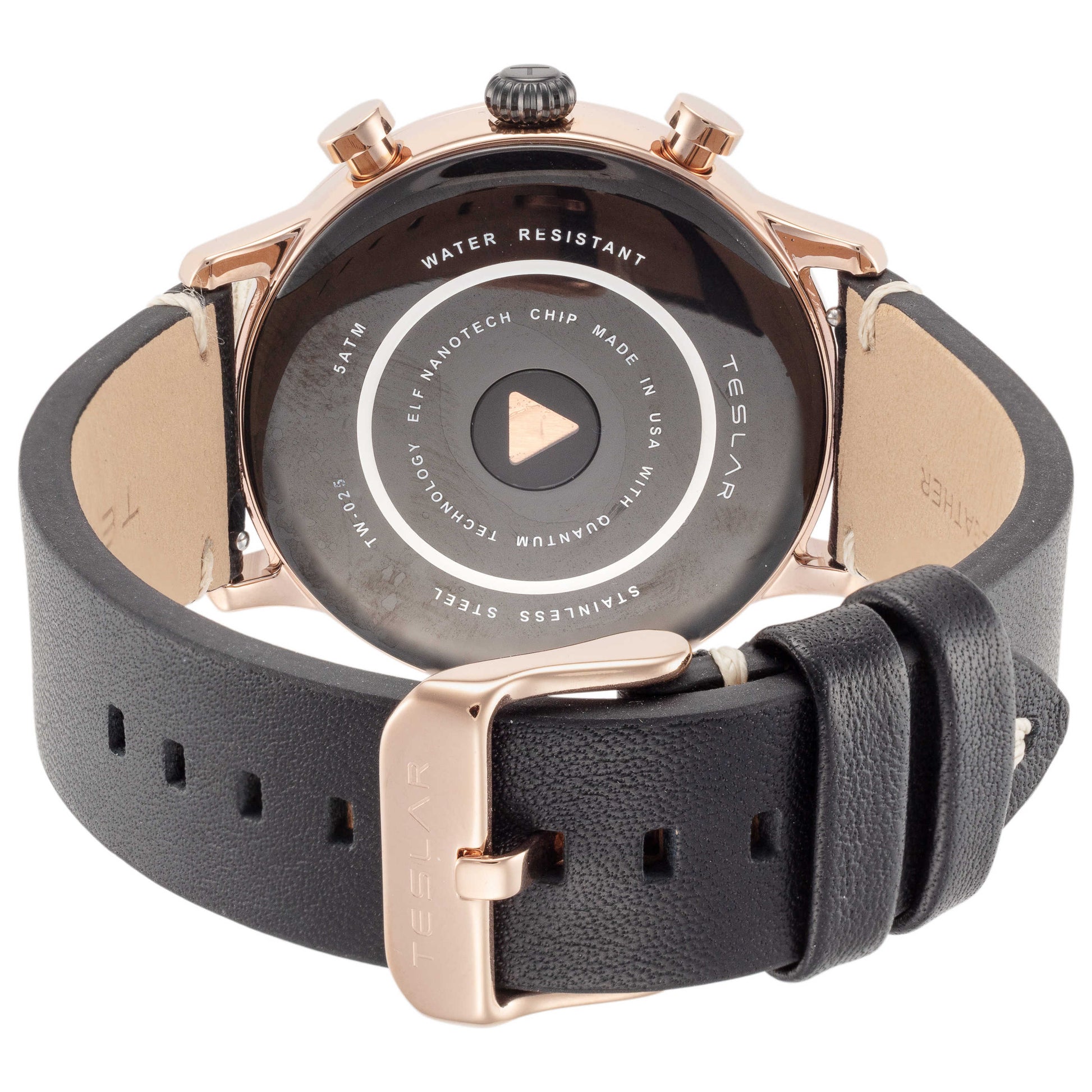 Back view of Teslar Re-Balance T-8 Men's Quartz Watch TW-025