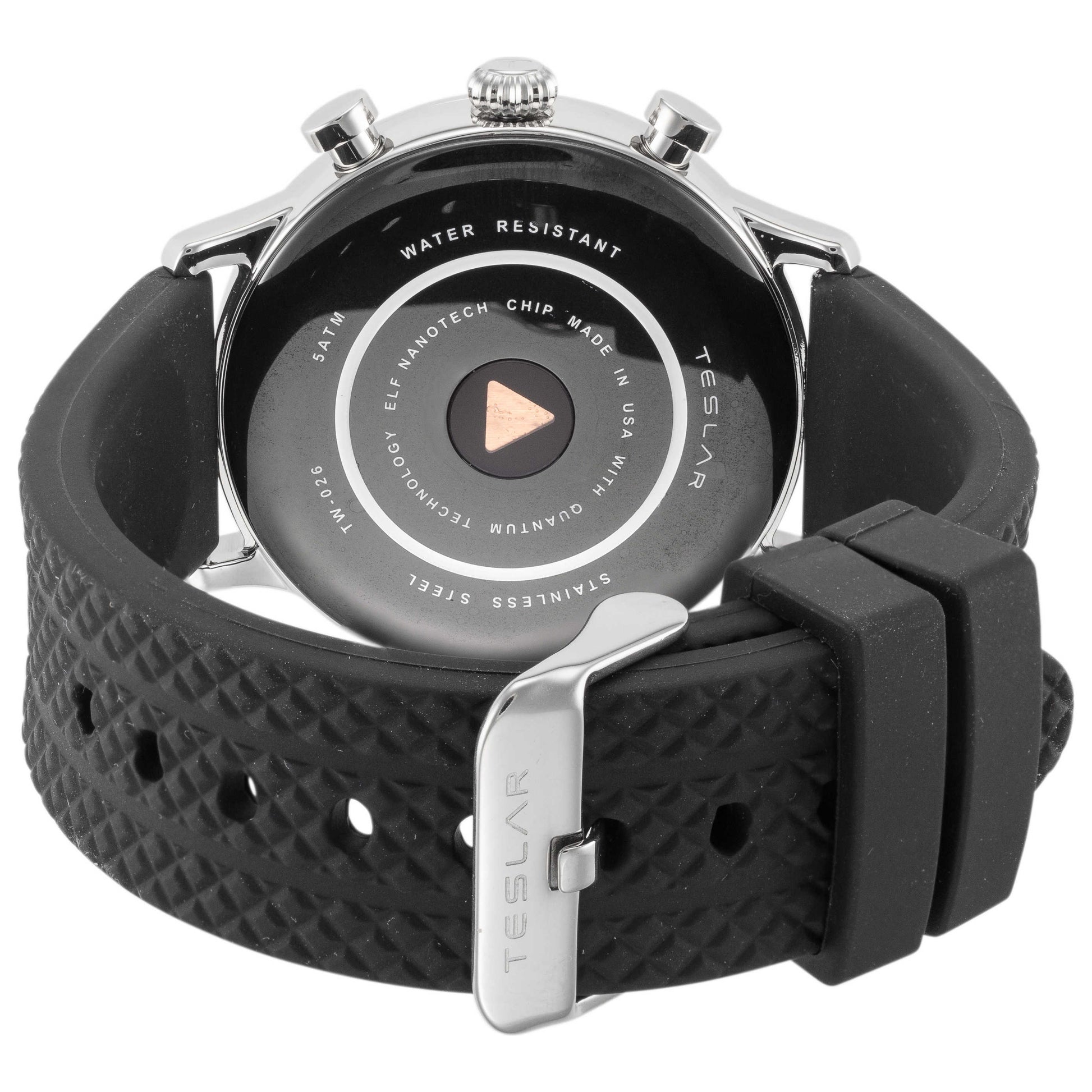 Back view of Teslar Re-Balance T-8 Men's Quartz Watch TW-026