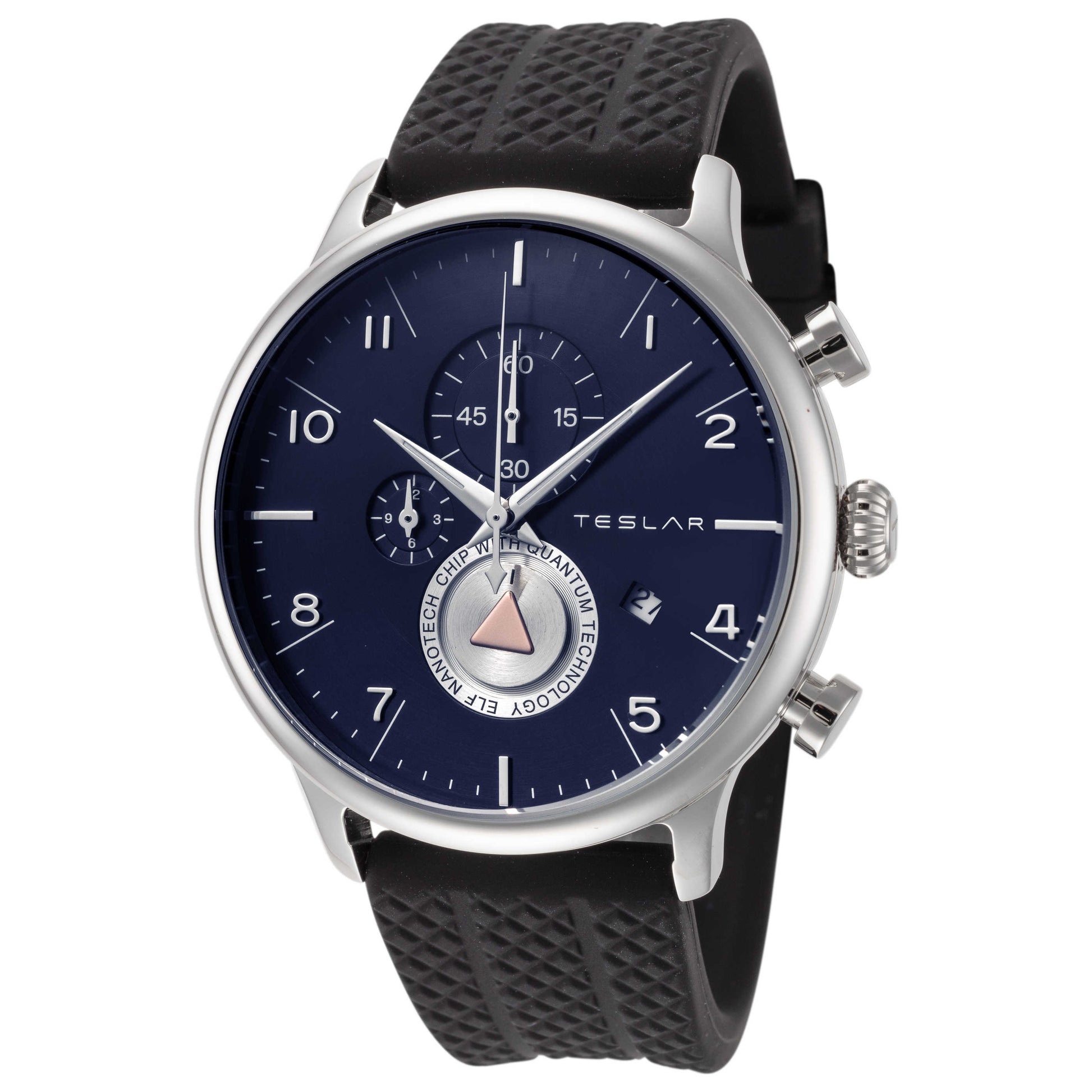 Front view of Teslar Re-Balance T-8 Men's Quartz Watch TW-026