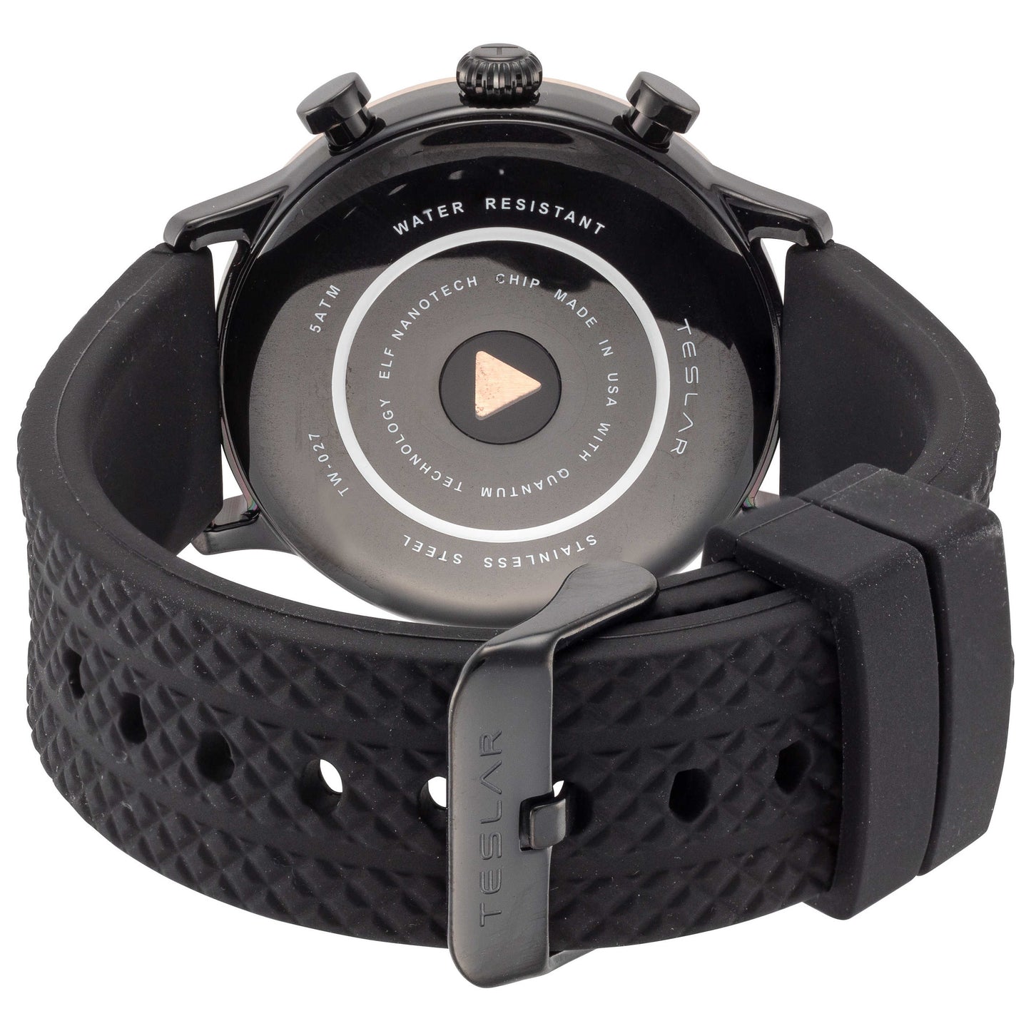 Back view of Teslar Re-Balance T-8 Men's Quartz Watch TW-027