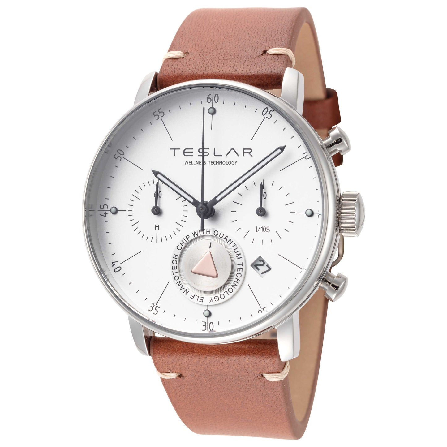 Front view of Teslar Re-Balance T-6 Men's Quartz Watch TW-028
