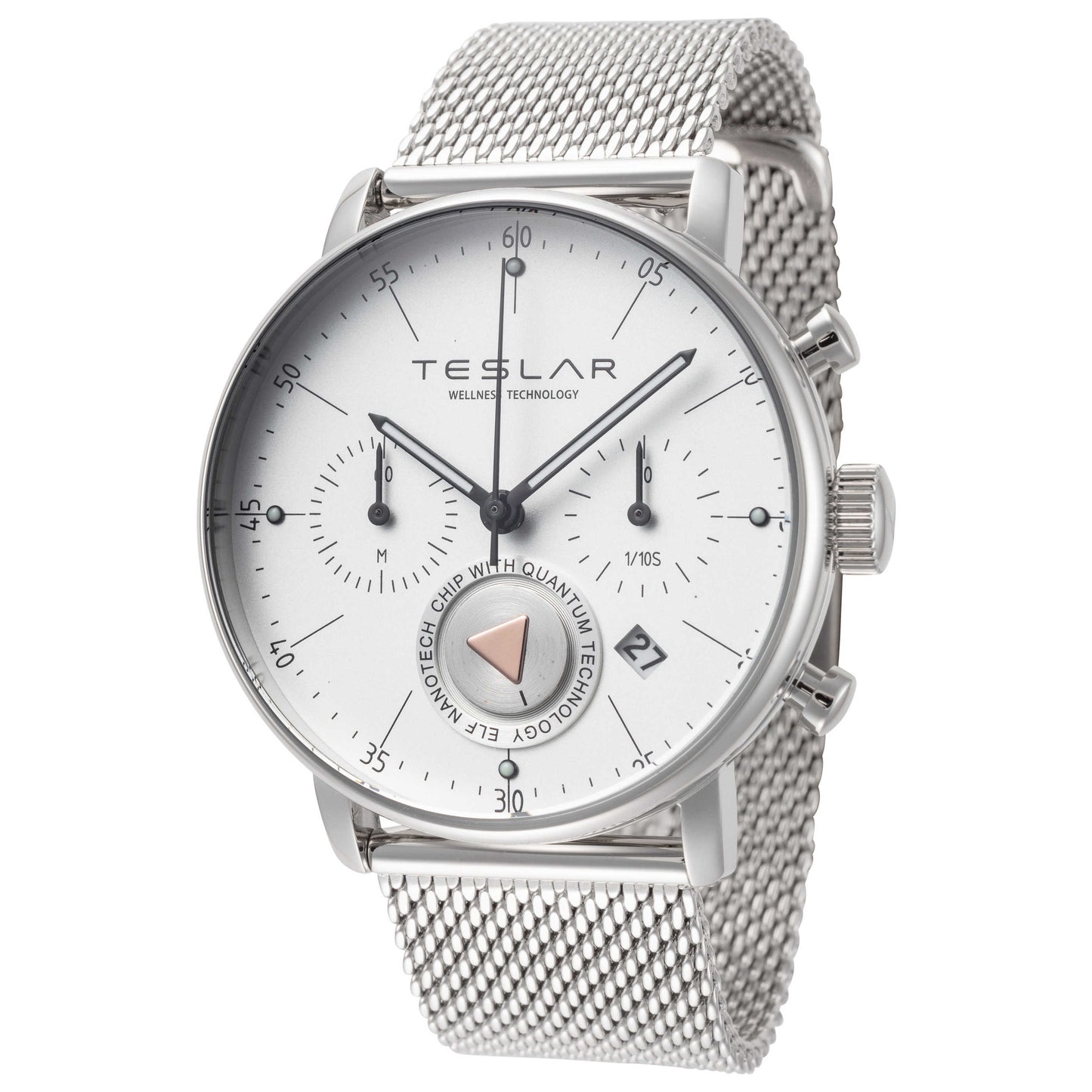 Front view of Teslar Re-Balance T-6 Men's Quartz Watch TW-029