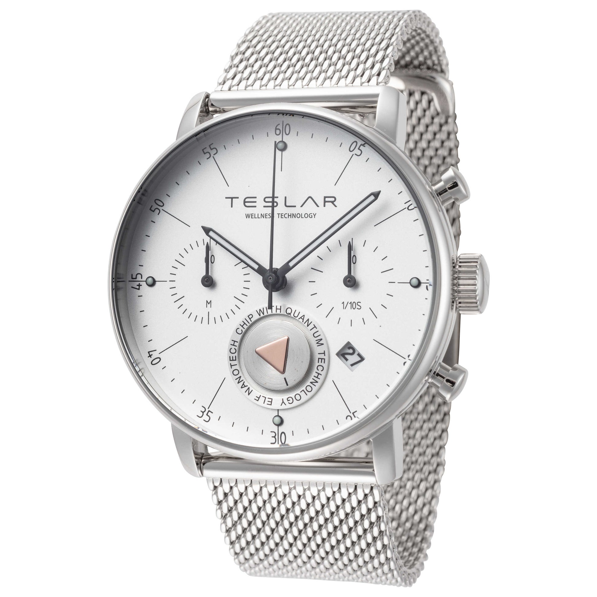 Front view of Teslar Re-Balance T-6 Men's Quartz Watch TW-029